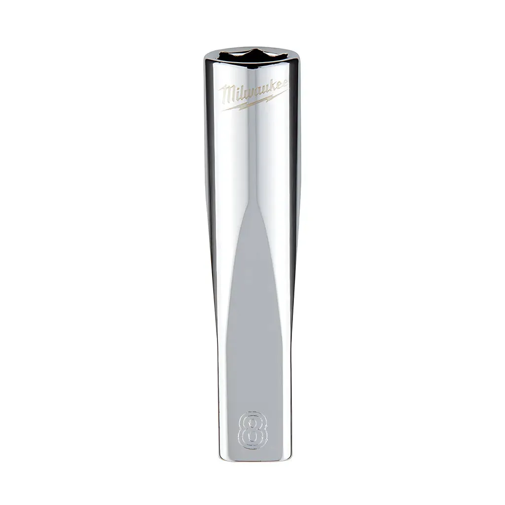 1/4 in. Drive 8mm Metric 6-Point Deep Socket