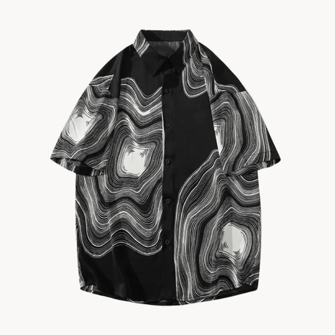 Abstract Print Relaxed Fit Top