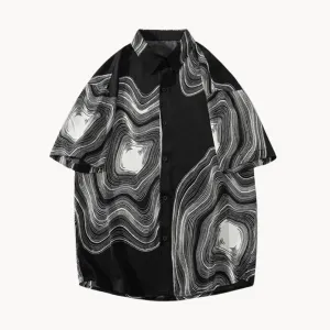 Abstract Print Relaxed Fit Top