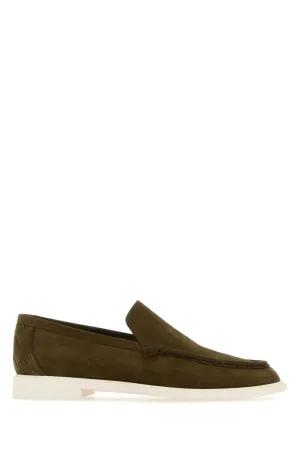 BOTTEGA VENETA | Mud suede Astaire loafers