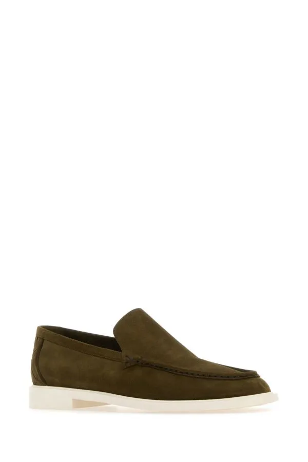 BOTTEGA VENETA | Mud suede Astaire loafers
