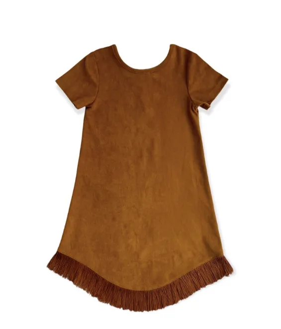 Brown Suede Fringe Dress Baby (0-18M)