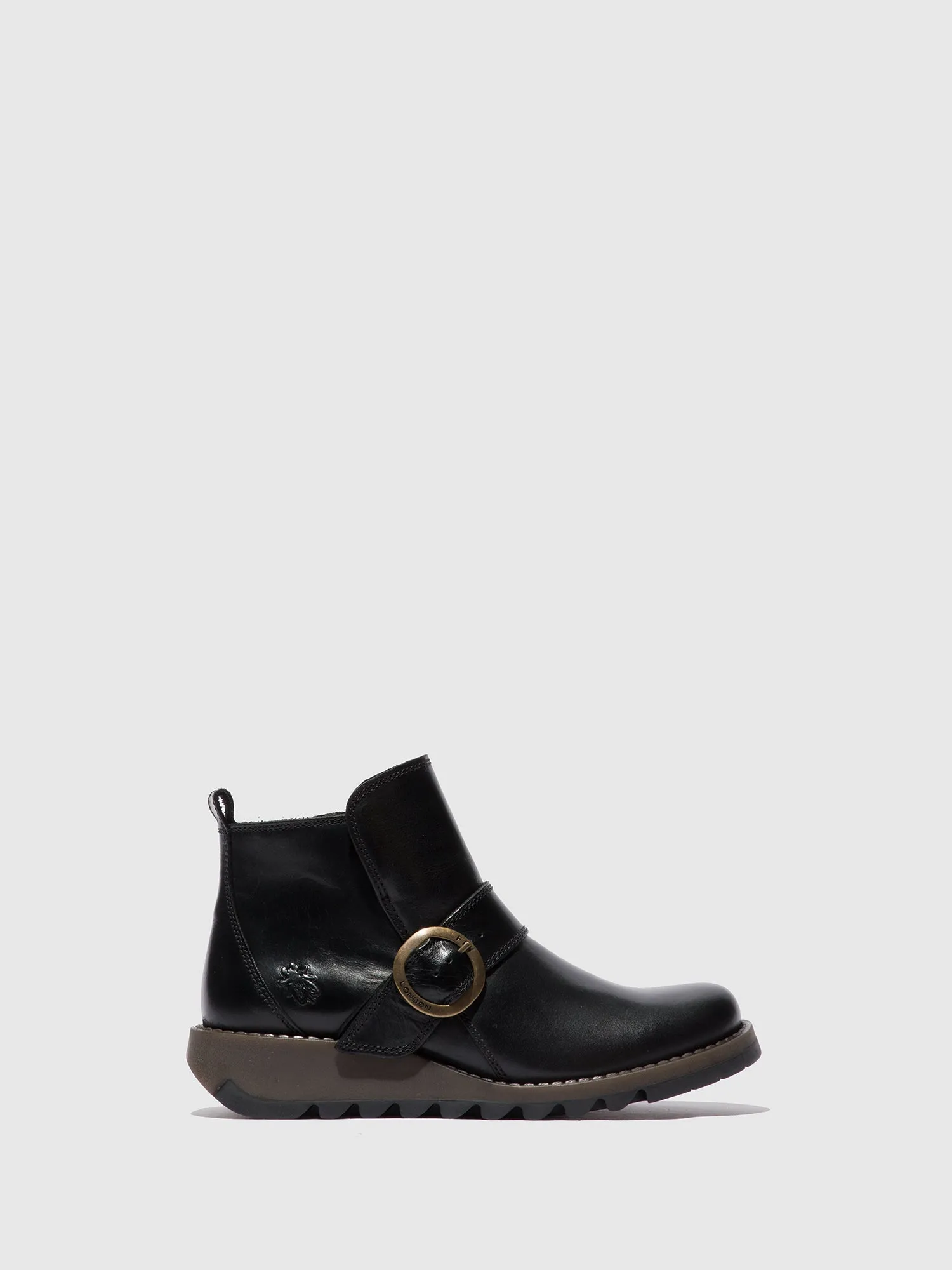 Buckle Boots SIAS812FLY RUG BLACK