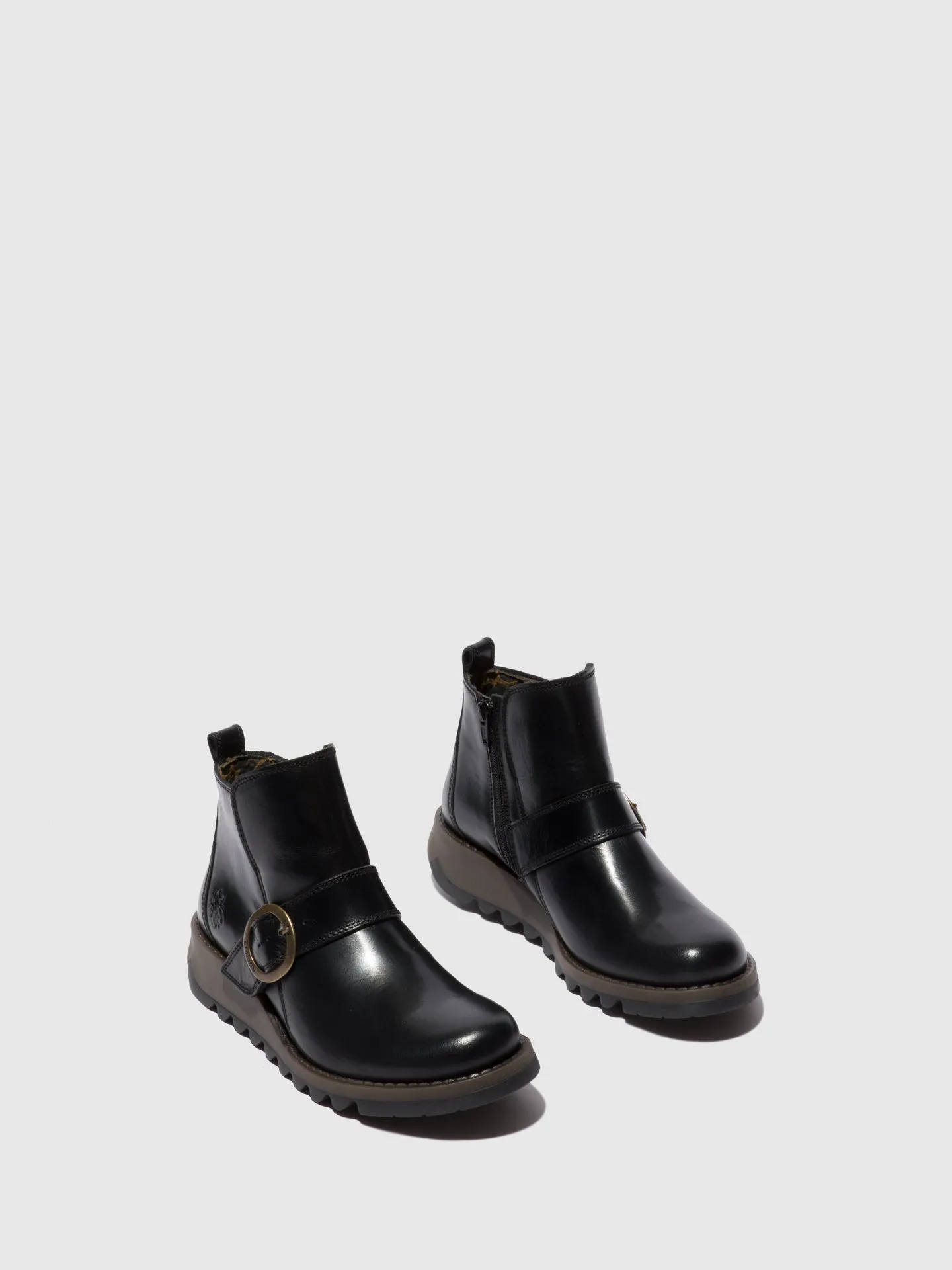 Buckle Boots SIAS812FLY RUG BLACK