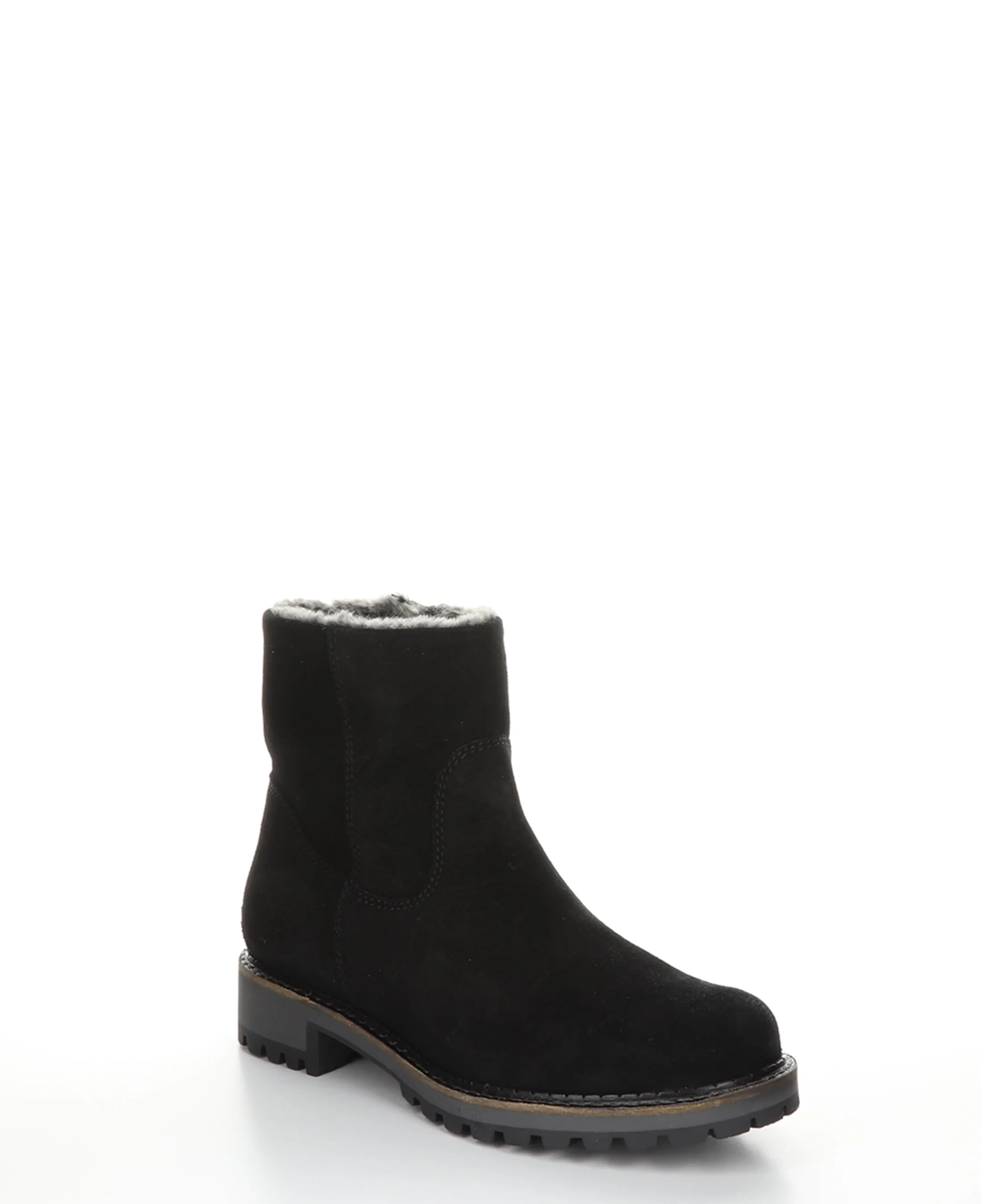 CALIB Black Zip Up Boots|CALIB Bottes avec Fermeture Zipp��e in Noir