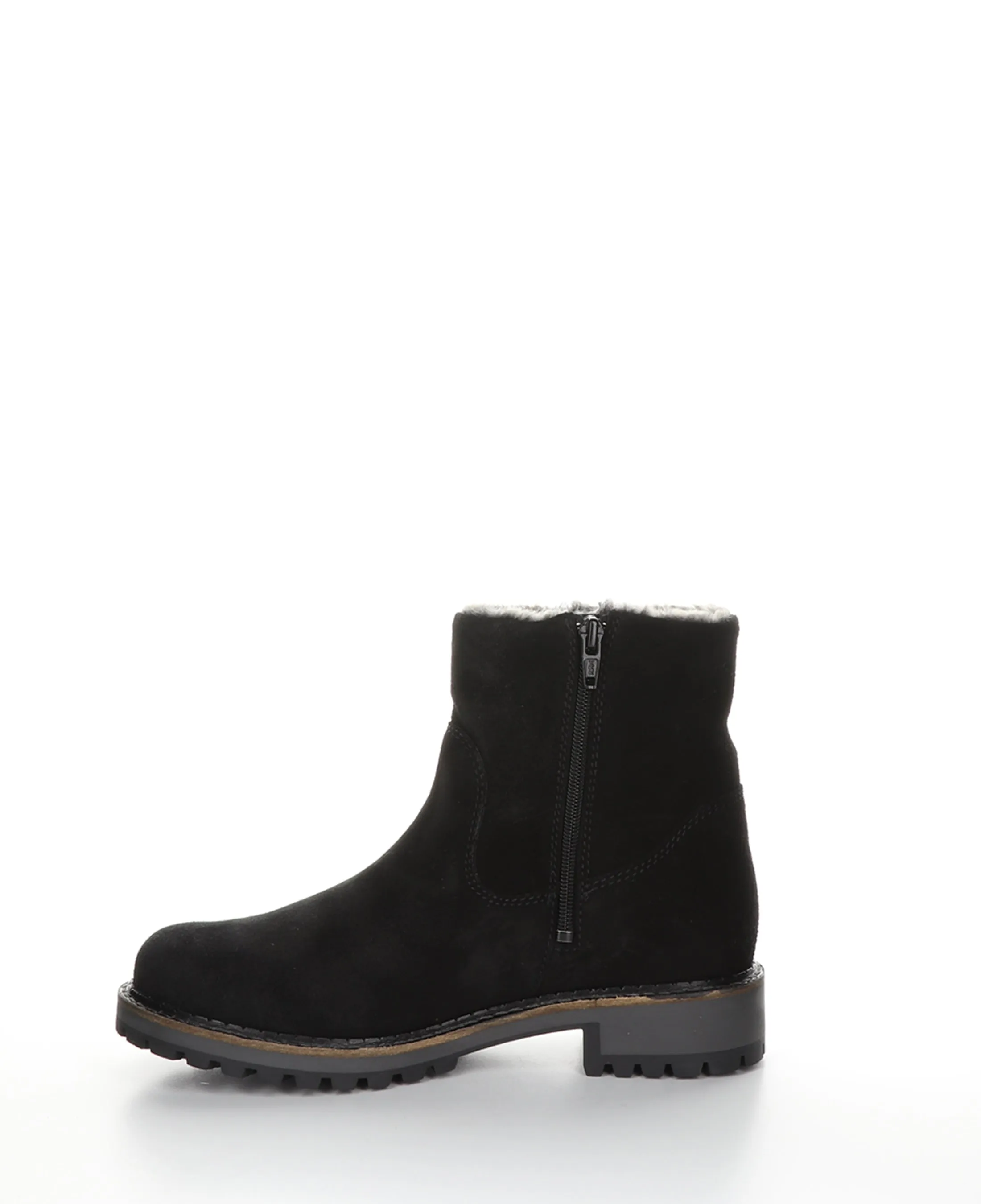 CALIB Black Zip Up Boots|CALIB Bottes avec Fermeture Zipp��e in Noir