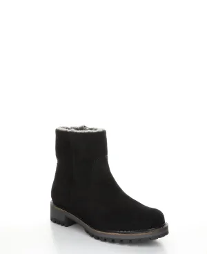 CALIB Black Zip Up Boots|CALIB Bottes avec Fermeture Zipp��e in Noir