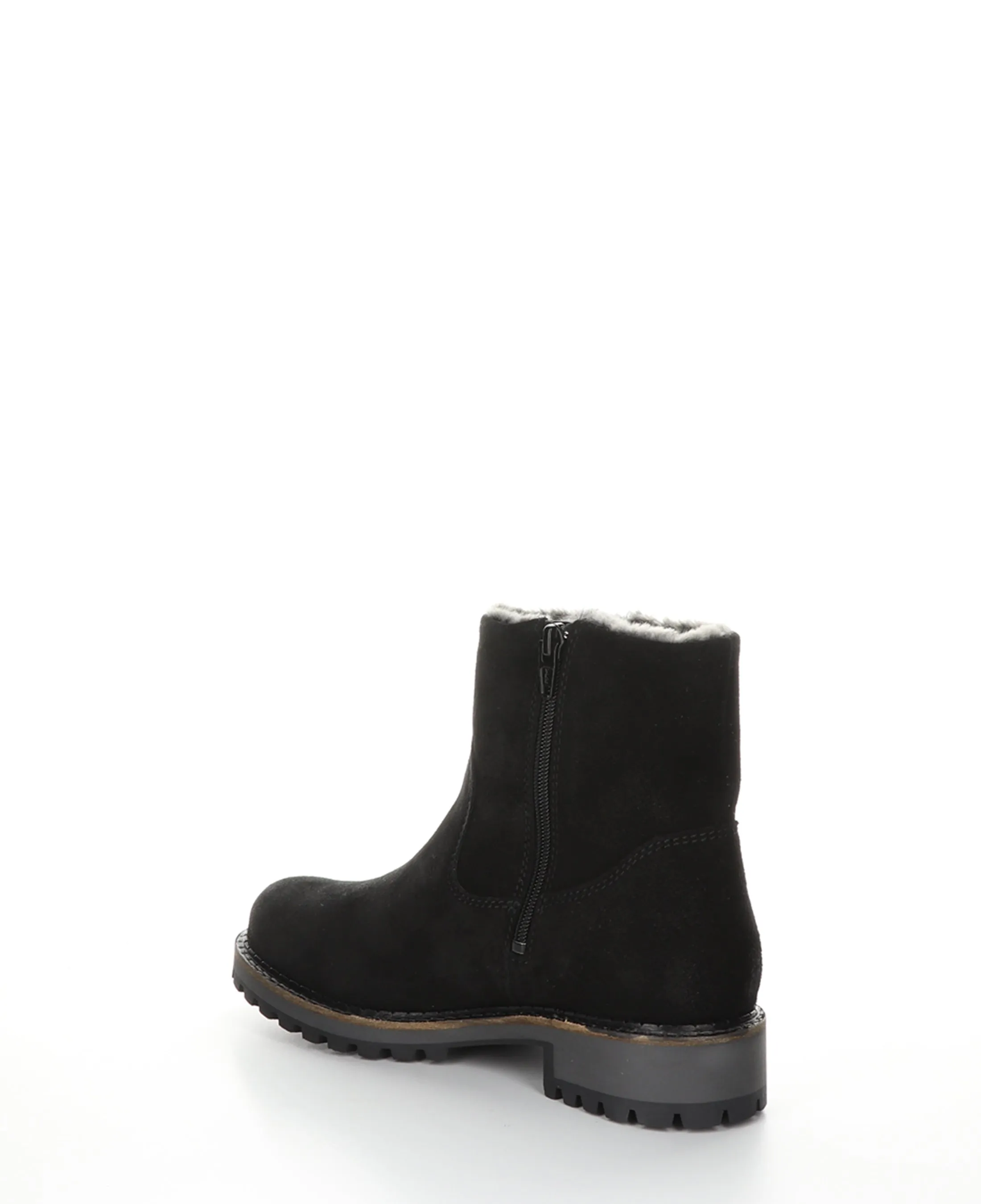 CALIB Black Zip Up Boots|CALIB Bottes avec Fermeture Zipp��e in Noir