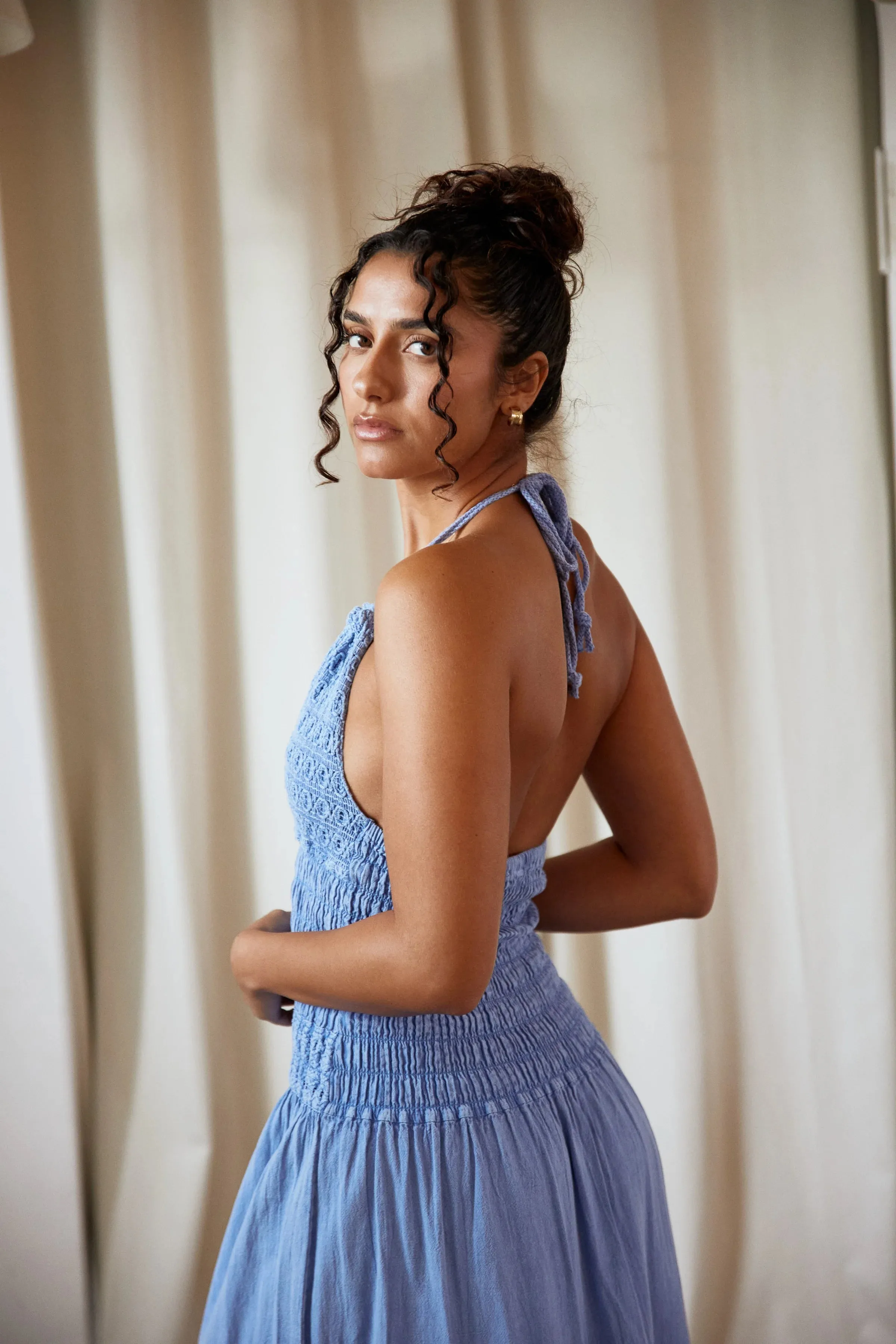 Carolina Dress in Denim