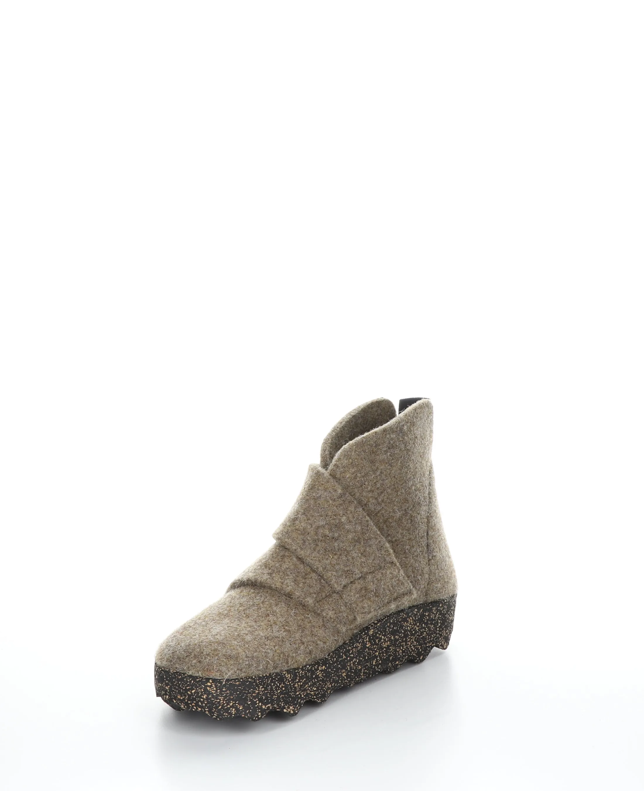 CASE L Taupe Velcro Boots