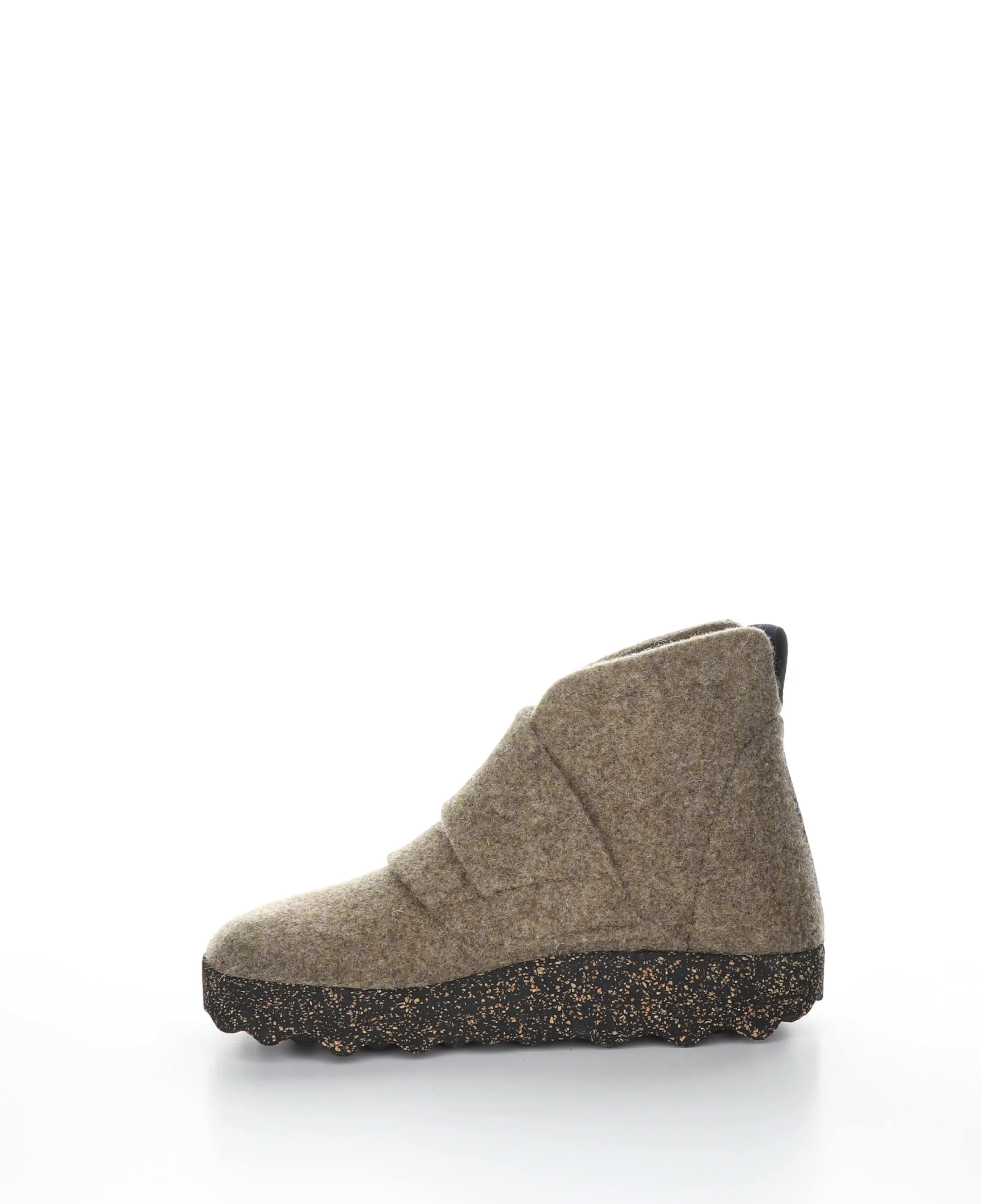 CASE L Taupe Velcro Boots