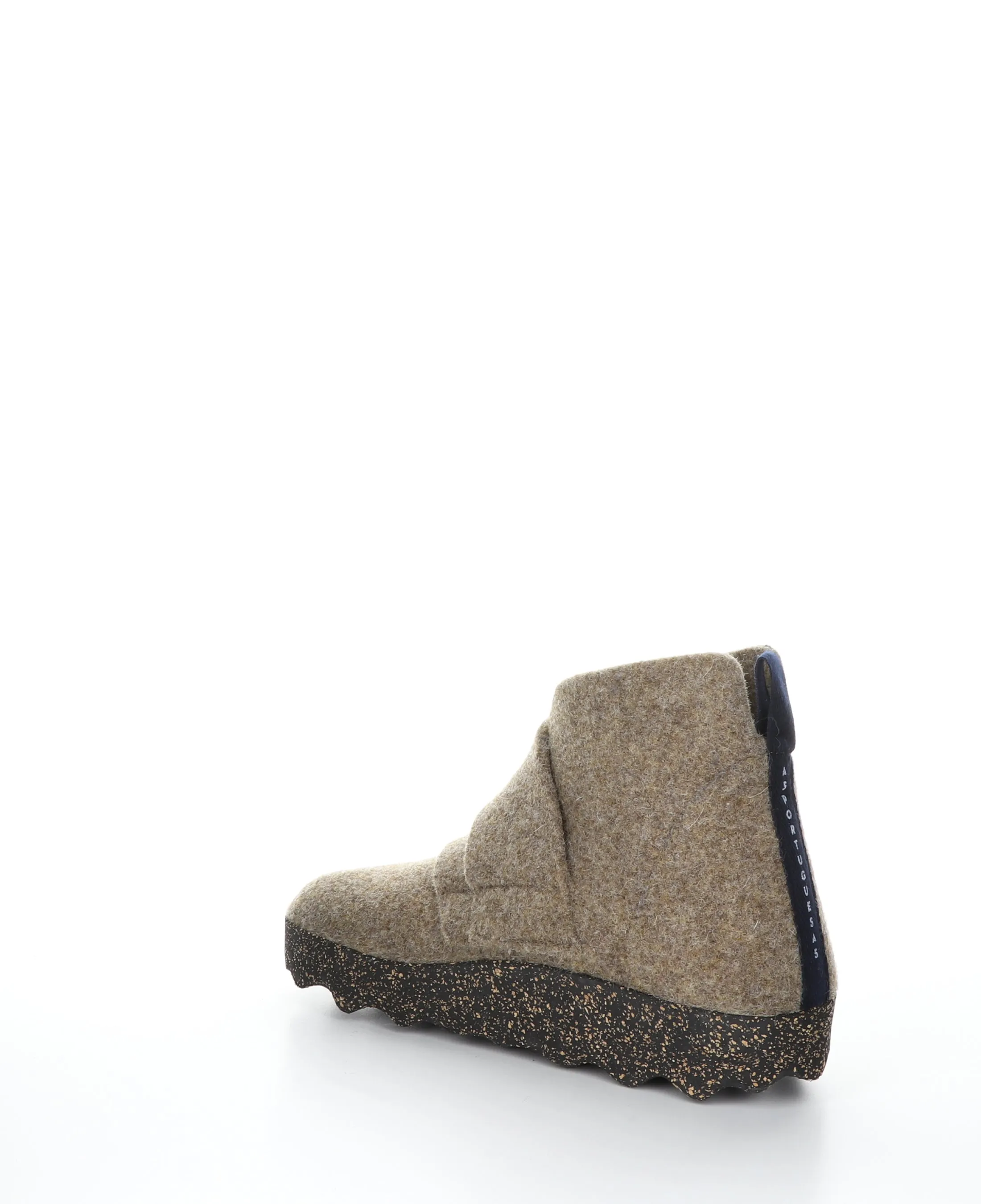 CASE L Taupe Velcro Boots