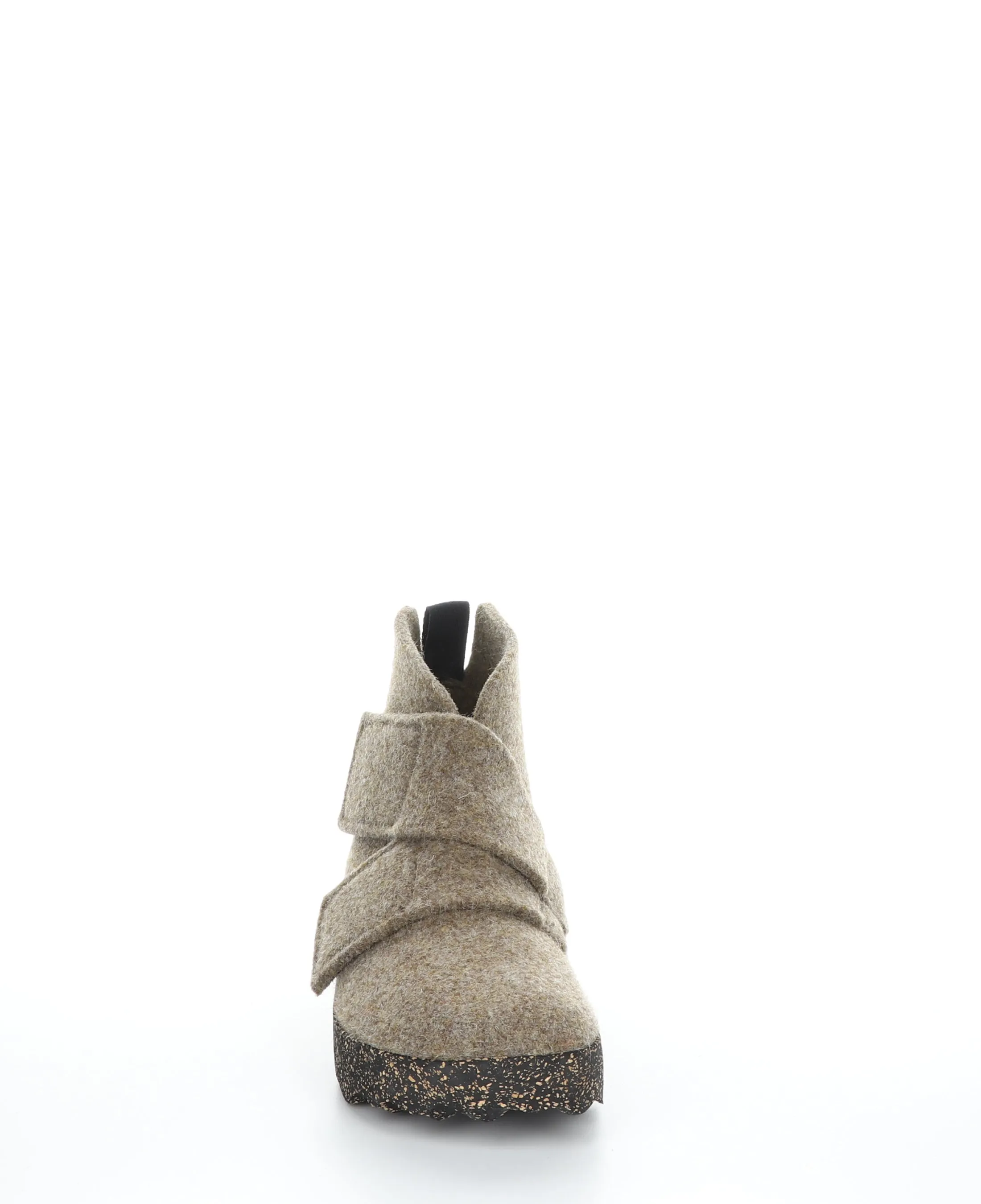 CASE L Taupe Velcro Boots