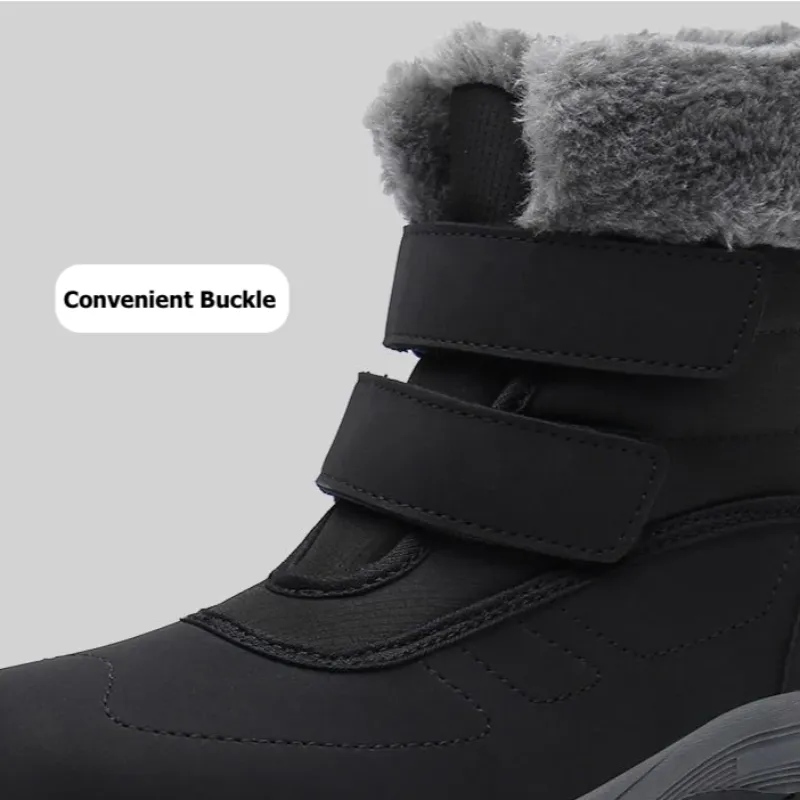Cuzcare Orthopedic Boots For Women Thick Fur Waterproof Cozy Padded Outdoor Boots