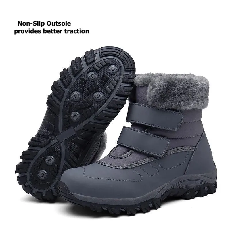 Cuzcare Orthopedic Boots For Women Thick Fur Waterproof Cozy Padded Outdoor Boots