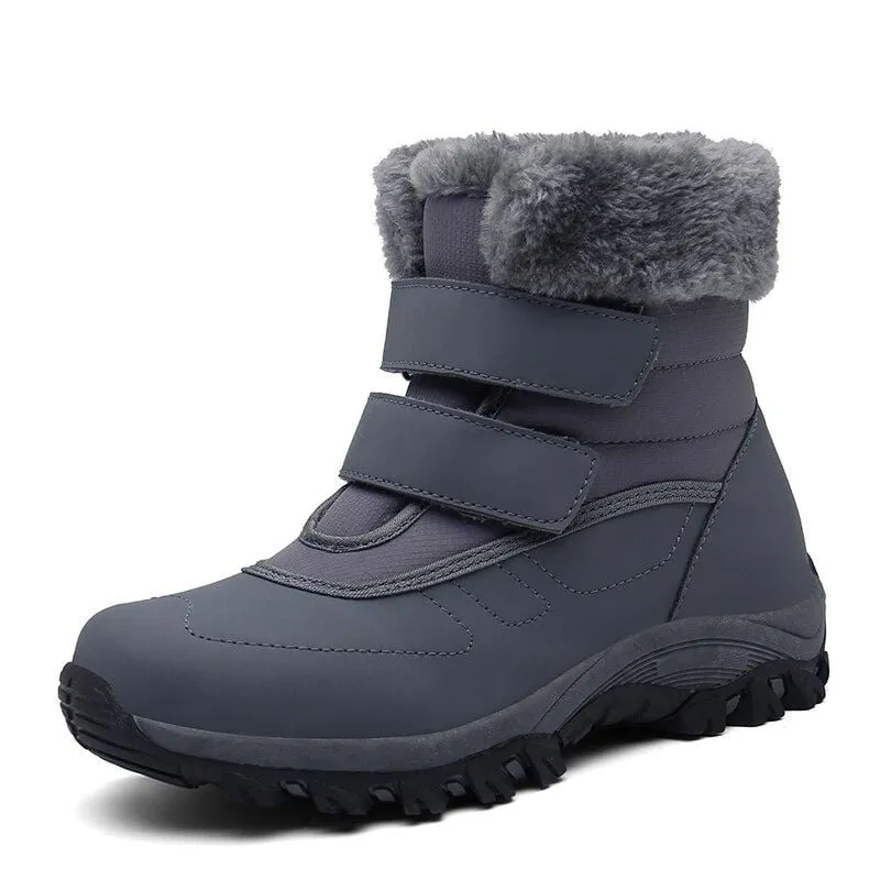 Cuzcare Orthopedic Boots For Women Thick Fur Waterproof Cozy Padded Outdoor Boots