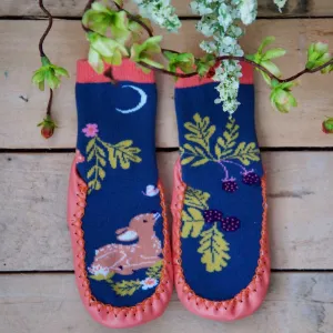 Enchanted Forest Moccasin Slippers