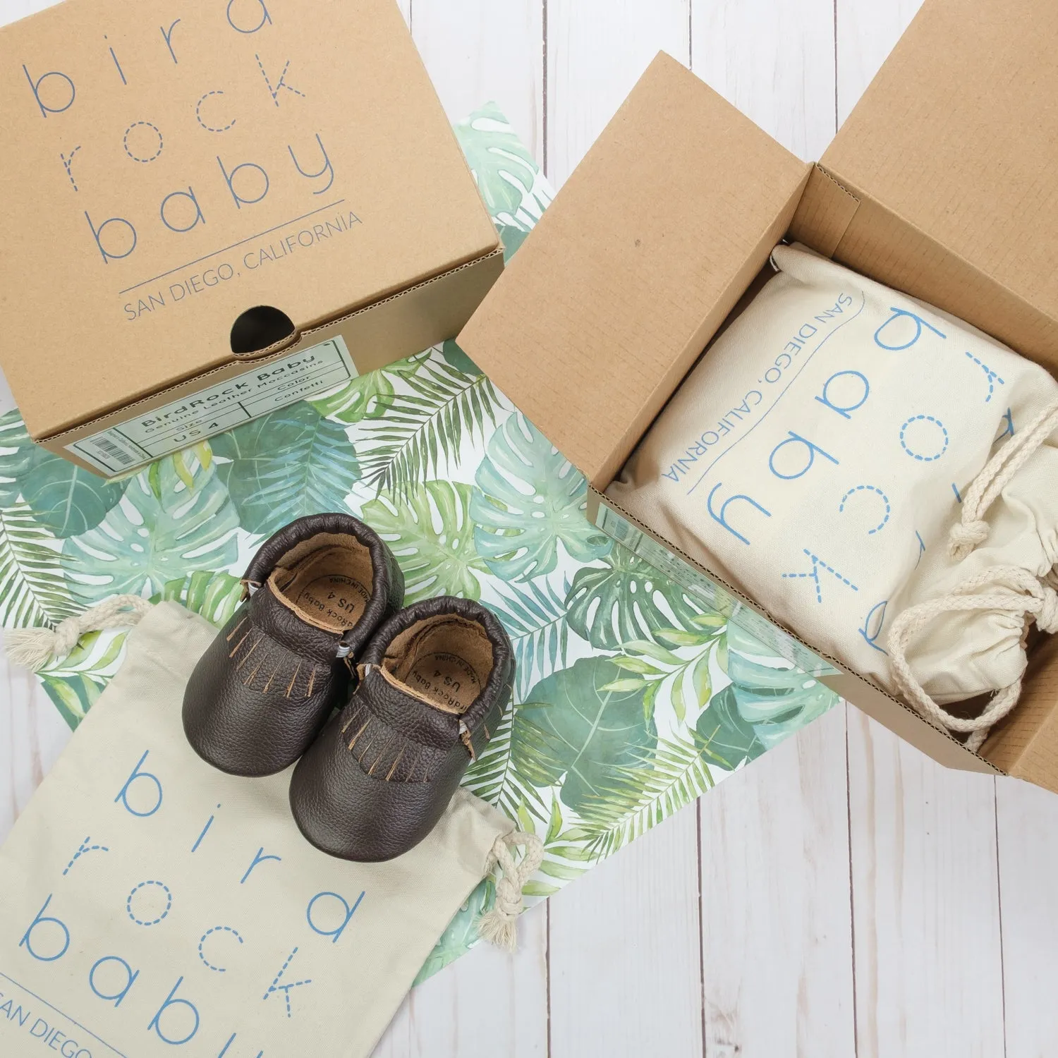 Espresso Baby Moccasins