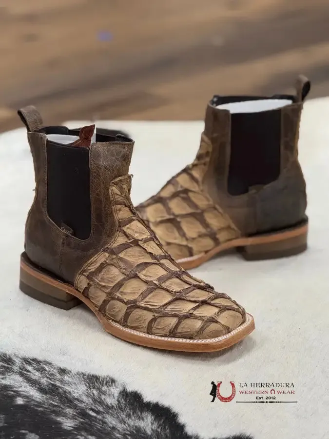 EXOTIC FISH SHORT BOOTS ORIX BOTÍN PESCADO