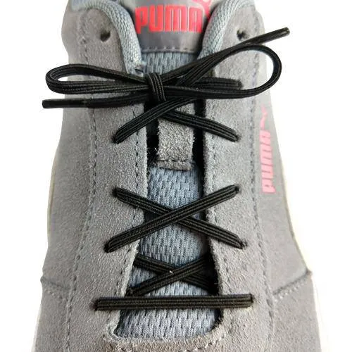 Fit To Be Tied Shoe Laces Elas-black 24  Pr