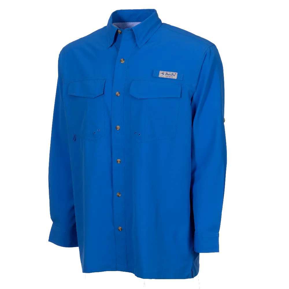 Flats V Men's Long Sleeve Shirt Featuring BloodGuard Plus