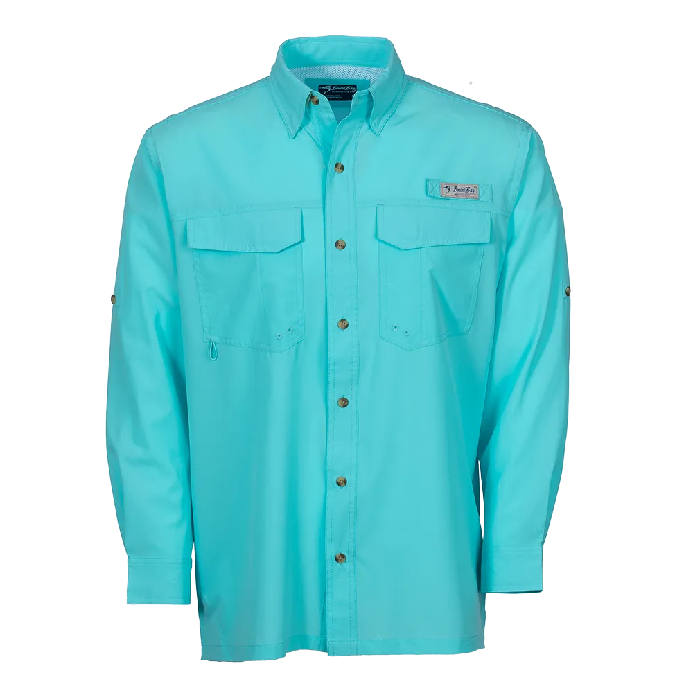 Flats V Men's Long Sleeve Shirt Featuring BloodGuard Plus