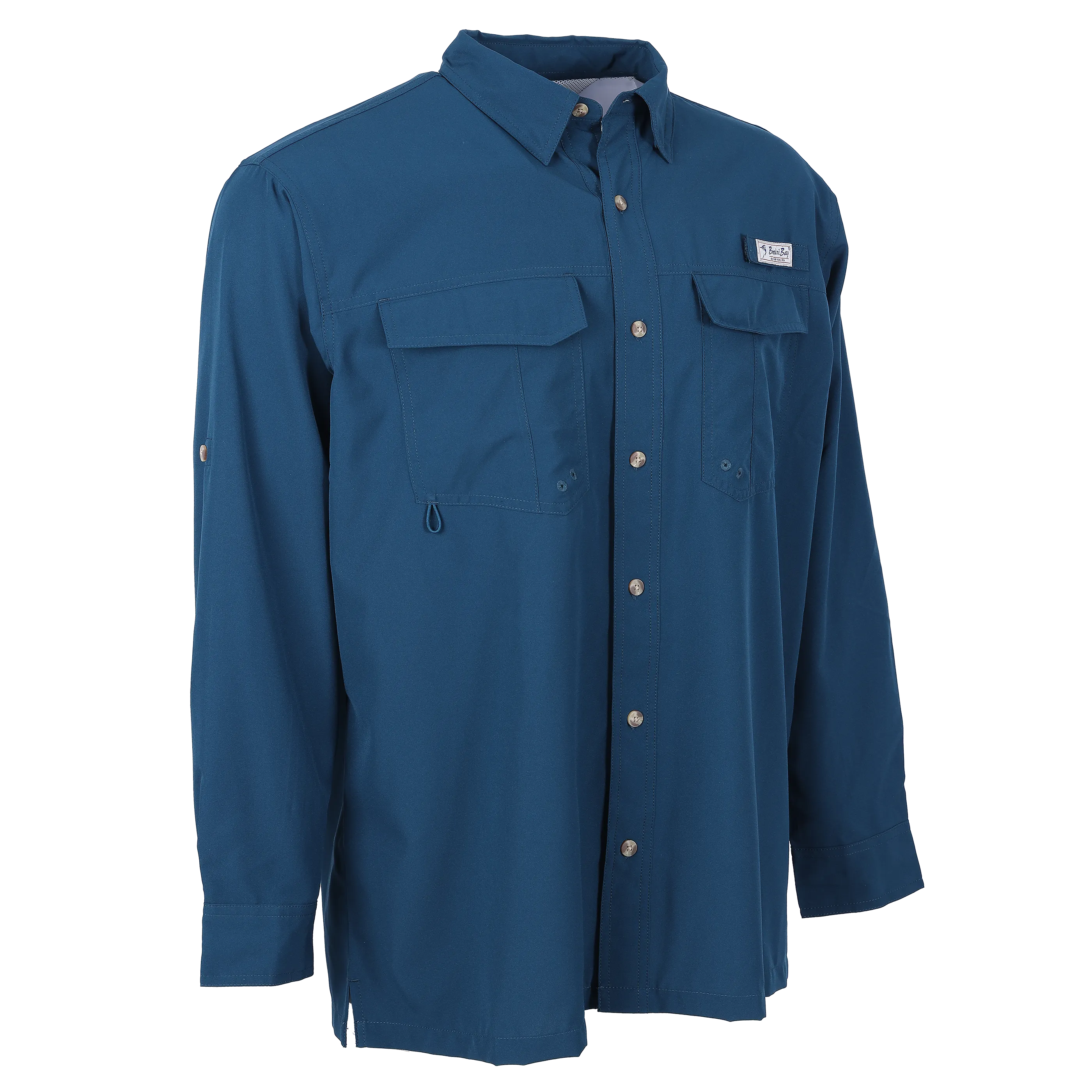Flats V Men's Long Sleeve Shirt Featuring BloodGuard Plus