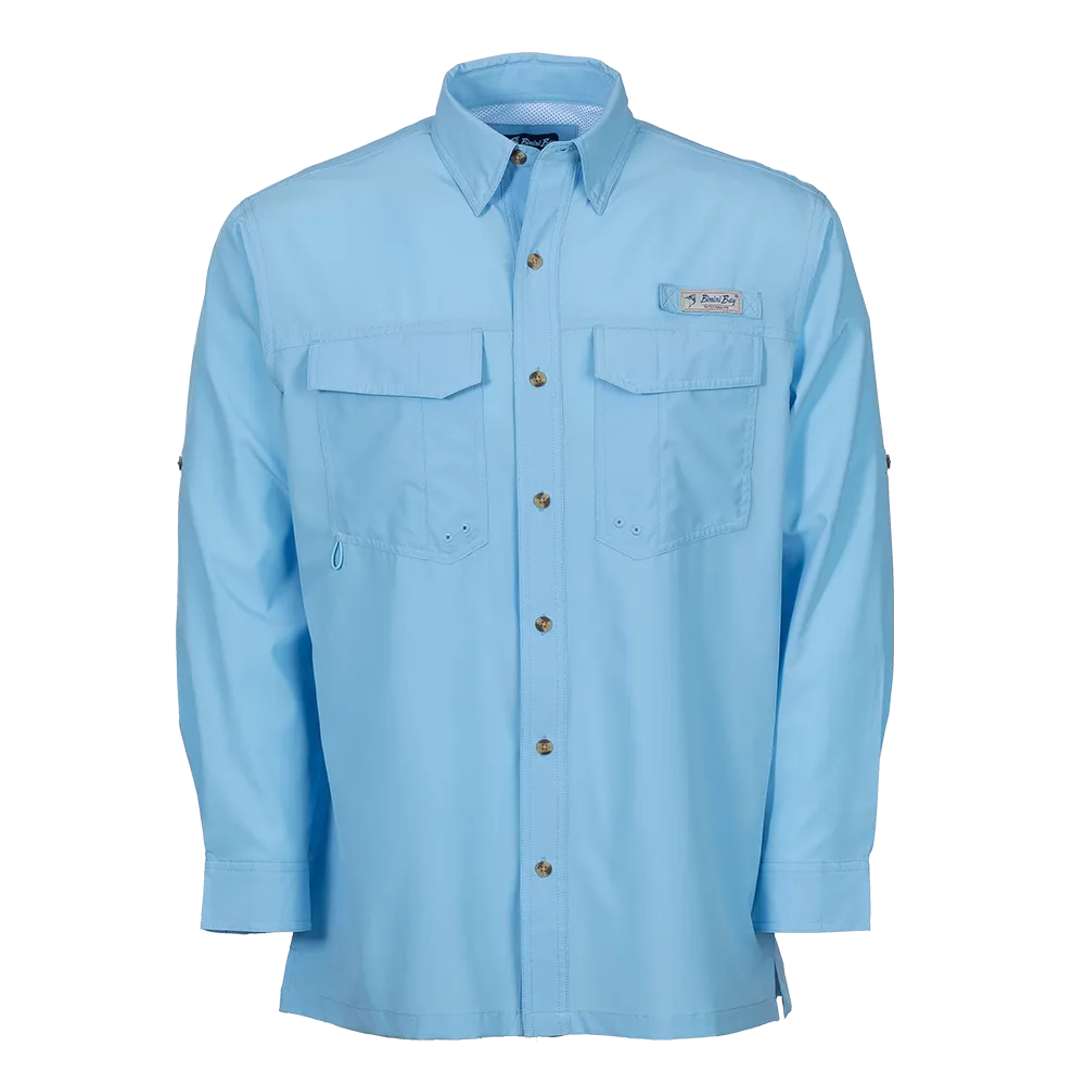 Flats V Men's Long Sleeve Shirt Featuring BloodGuard Plus