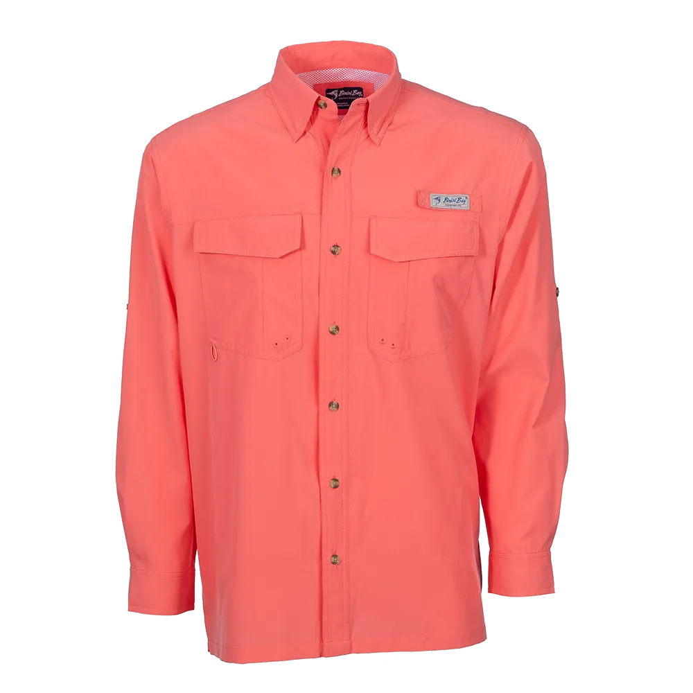 Flats V Men's Long Sleeve Shirt Featuring BloodGuard Plus
