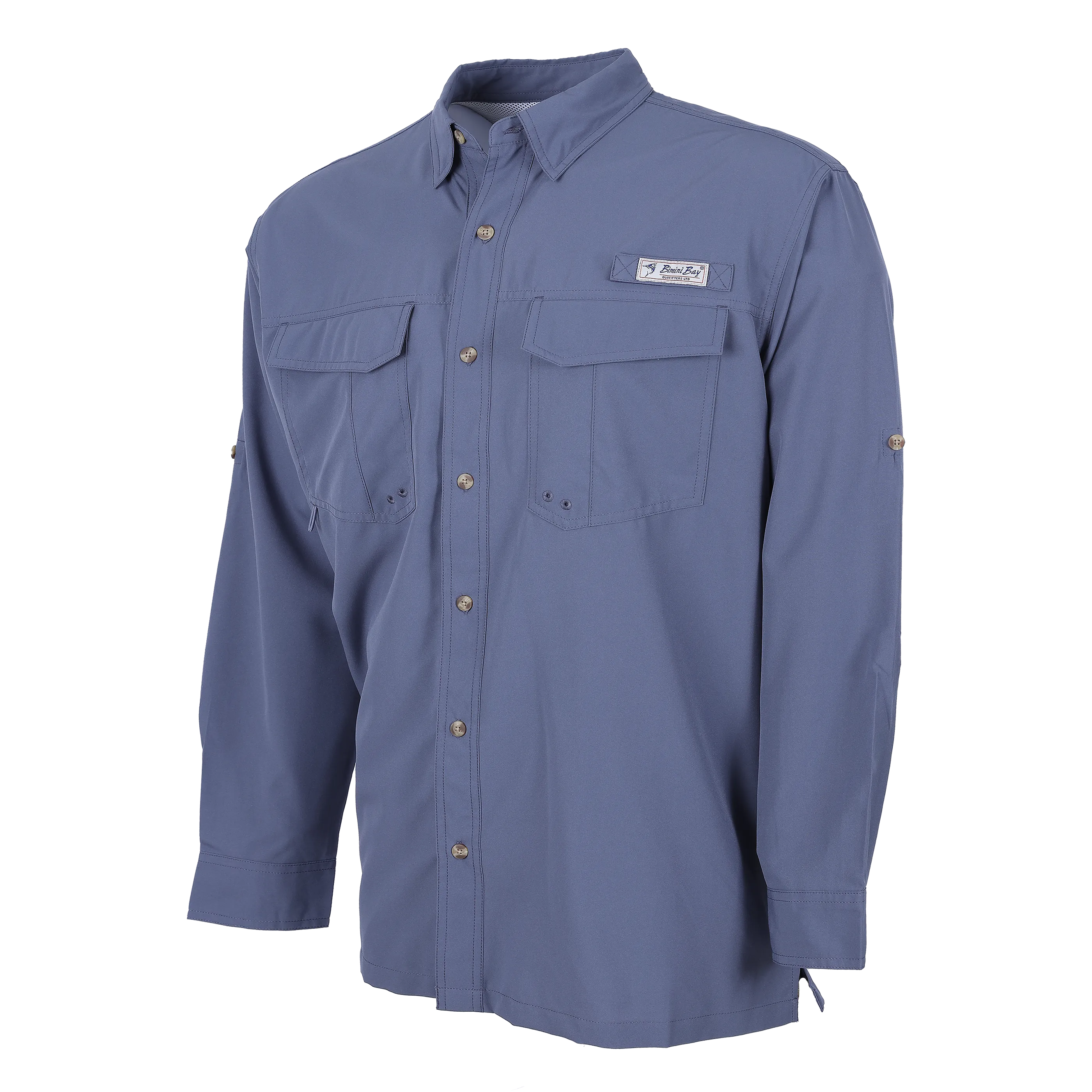 Flats V Men's Long Sleeve Shirt Featuring BloodGuard Plus