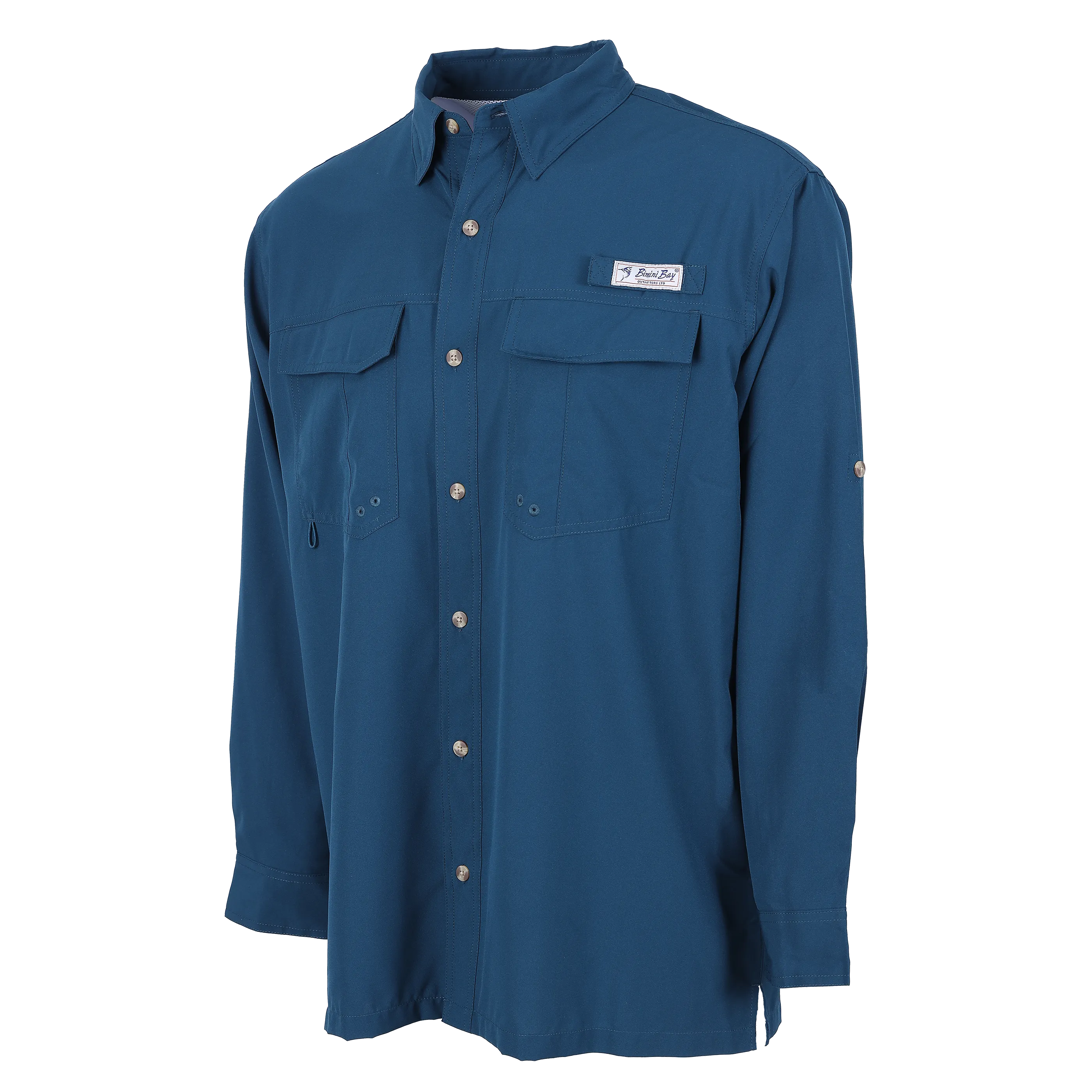 Flats V Men's Long Sleeve Shirt Featuring BloodGuard Plus