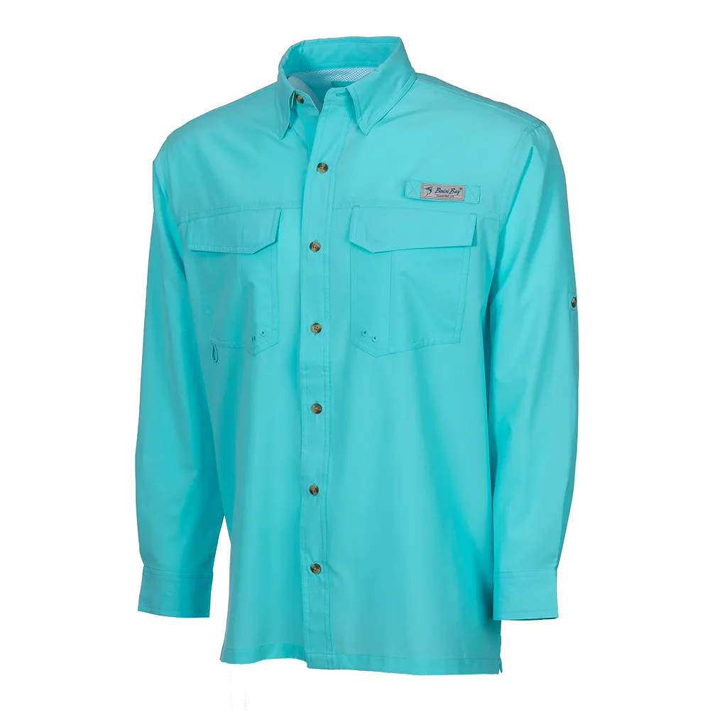 Flats V Men's Long Sleeve Shirt Featuring BloodGuard Plus