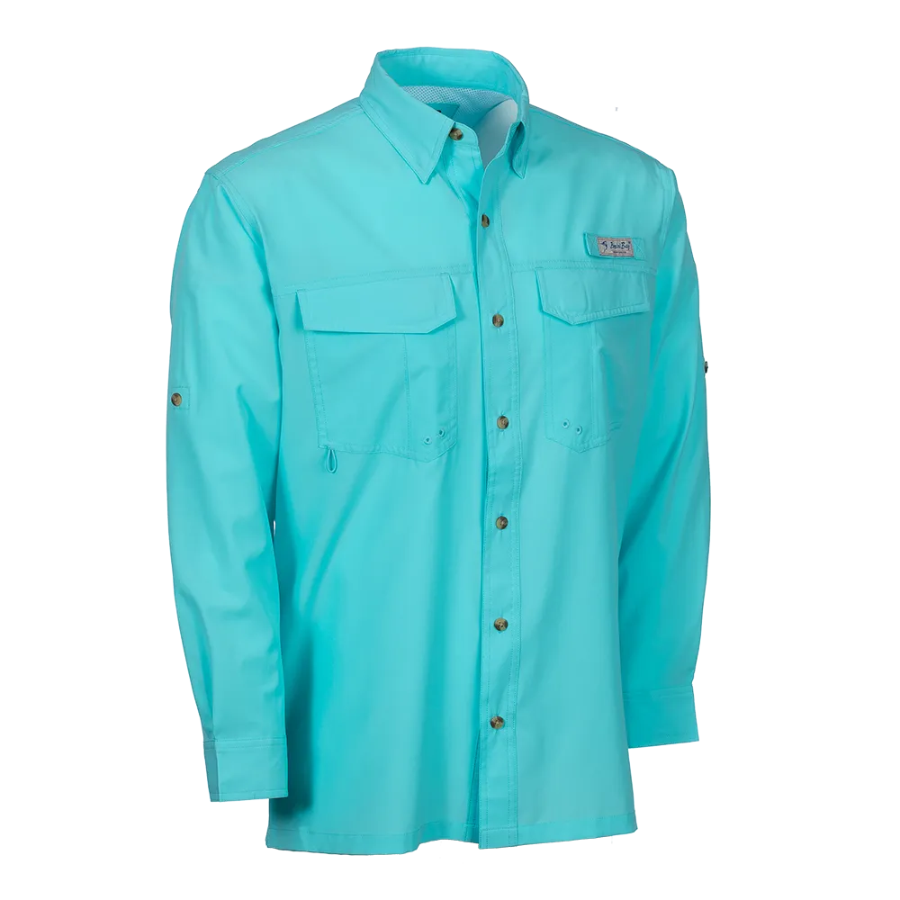 Flats V Men's Long Sleeve Shirt Featuring BloodGuard Plus