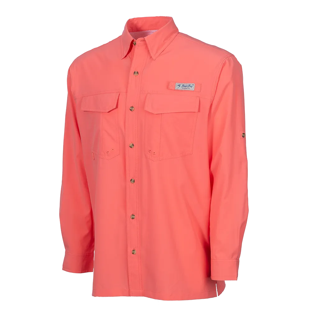 Flats V Men's Long Sleeve Shirt Featuring BloodGuard Plus