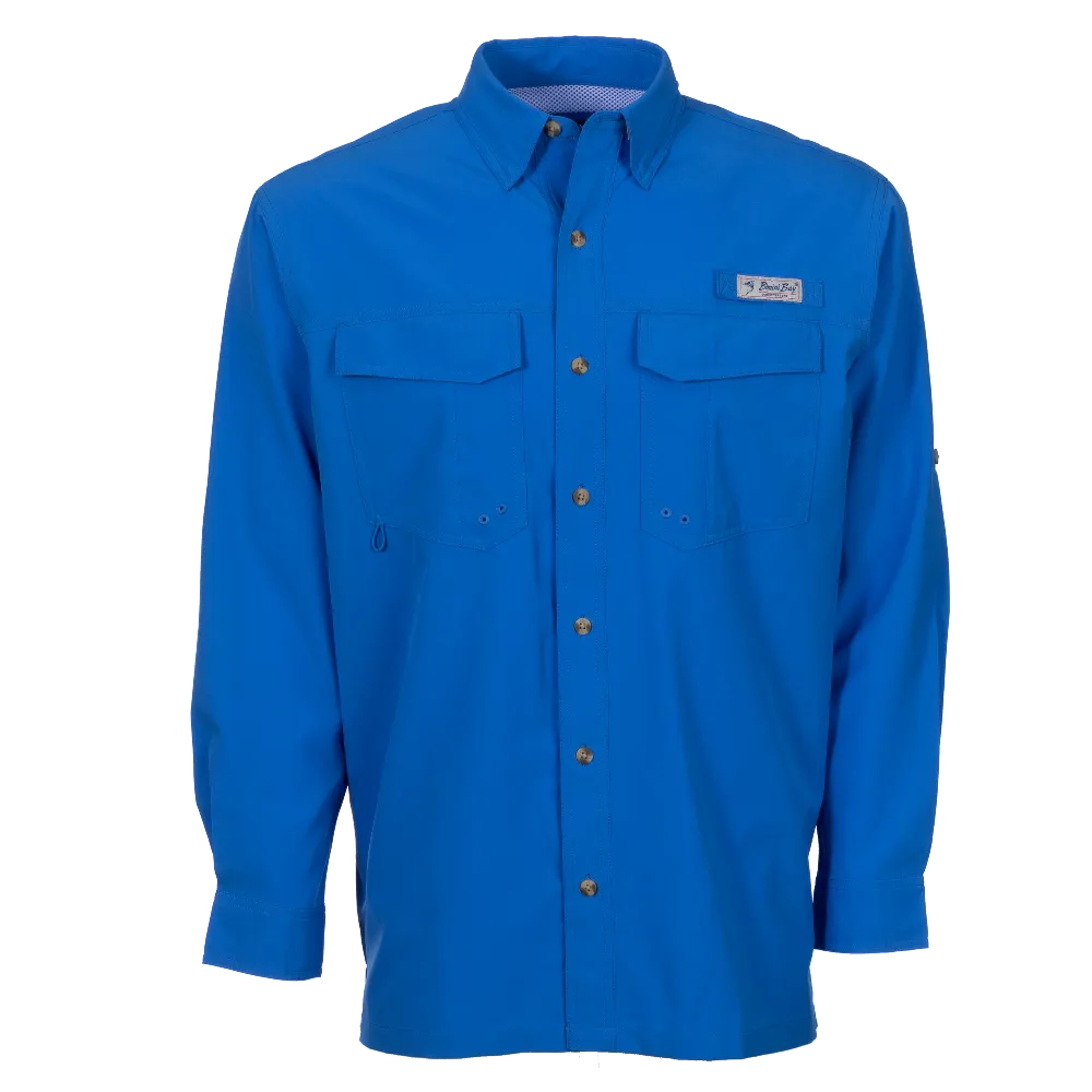 Flats V Men's Long Sleeve Shirt Featuring BloodGuard Plus