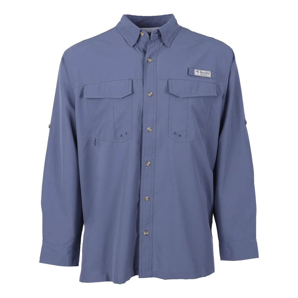 Flats V Men's Long Sleeve Shirt Featuring BloodGuard Plus