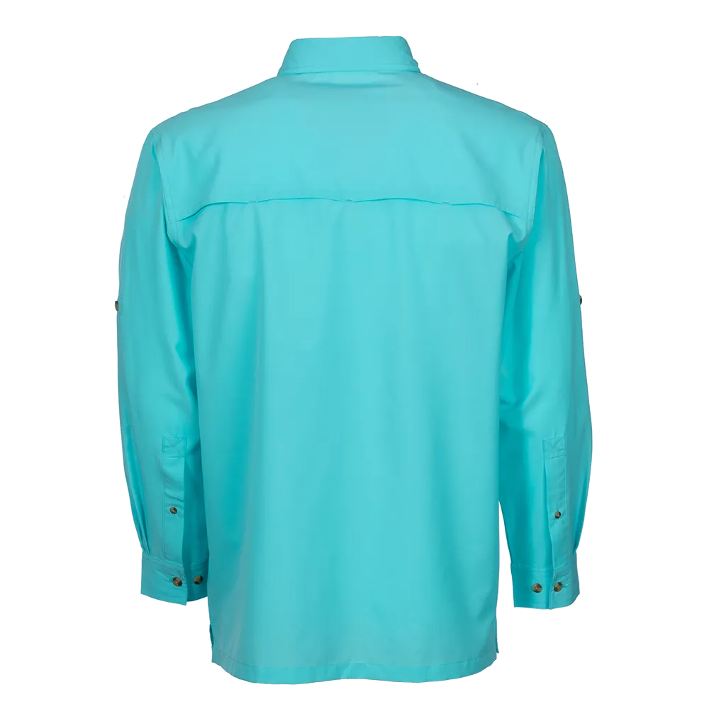 Flats V Men's Long Sleeve Shirt Featuring BloodGuard Plus