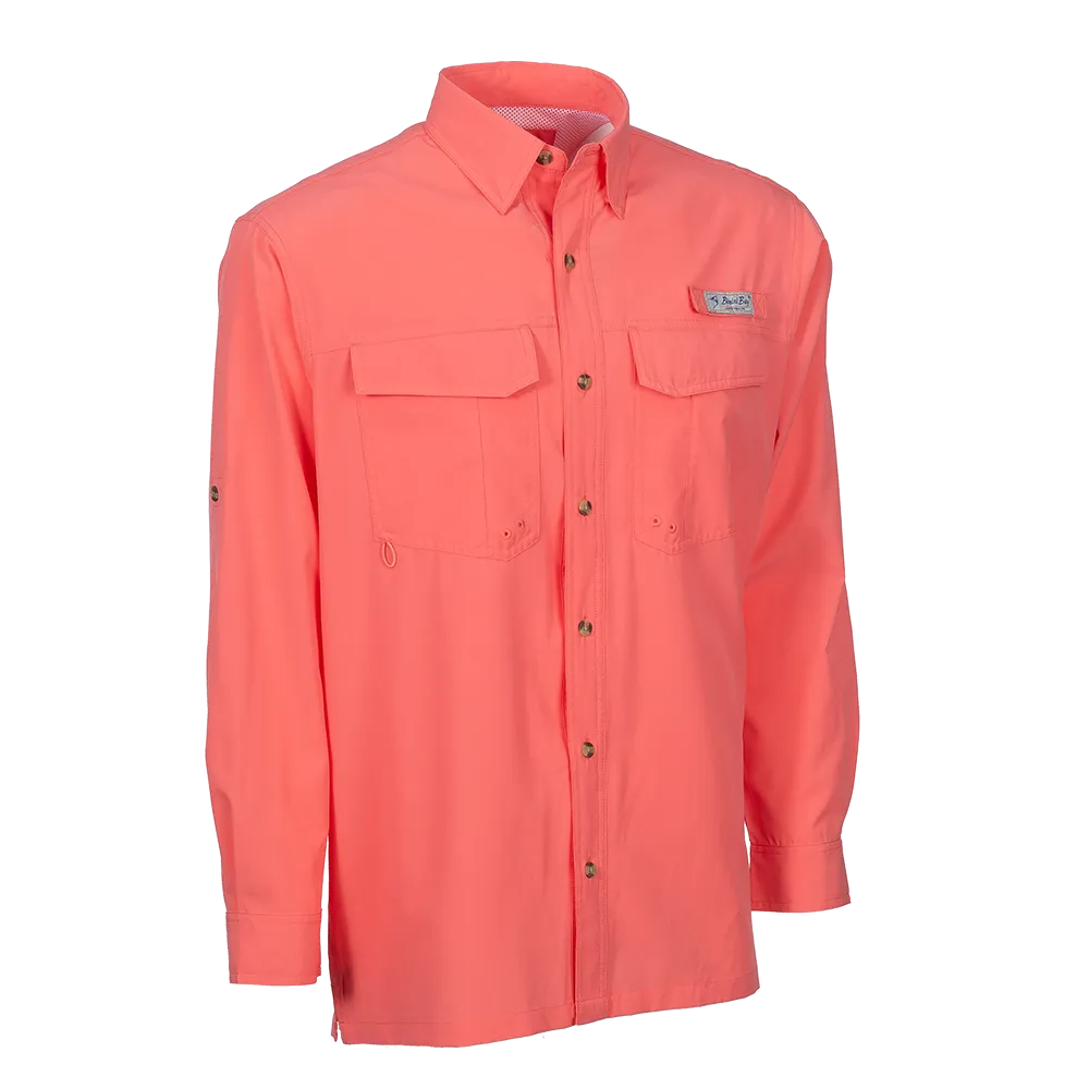 Flats V Men's Long Sleeve Shirt Featuring BloodGuard Plus