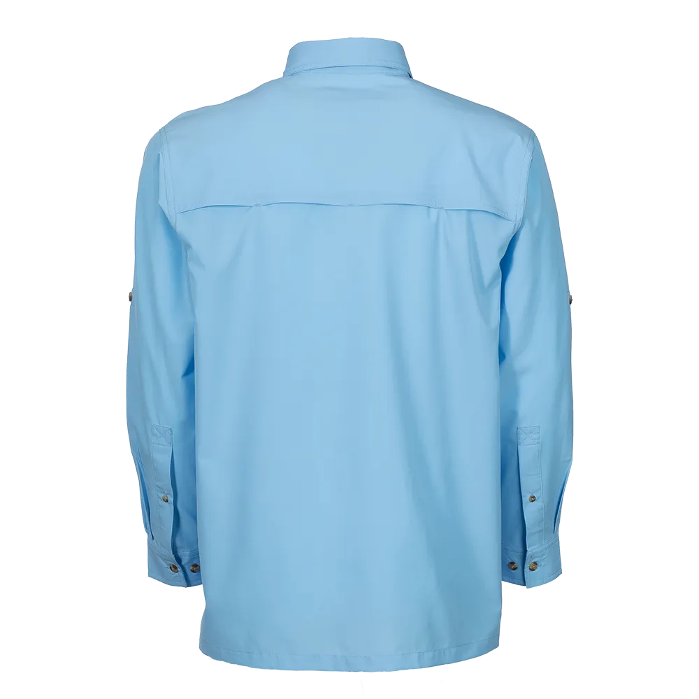 Flats V Men's Long Sleeve Shirt Featuring BloodGuard Plus