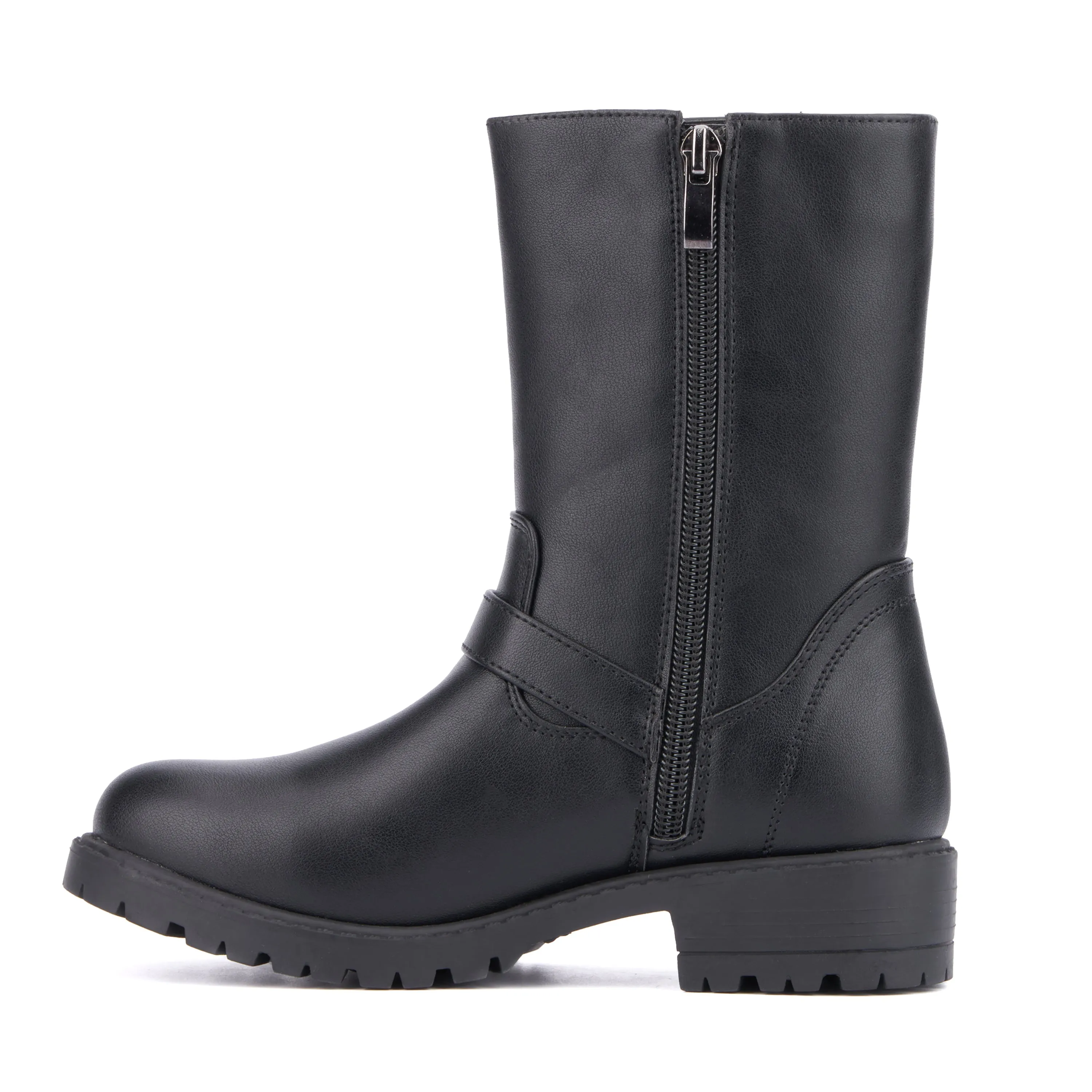 Girl's Moto Lug Sole Boot