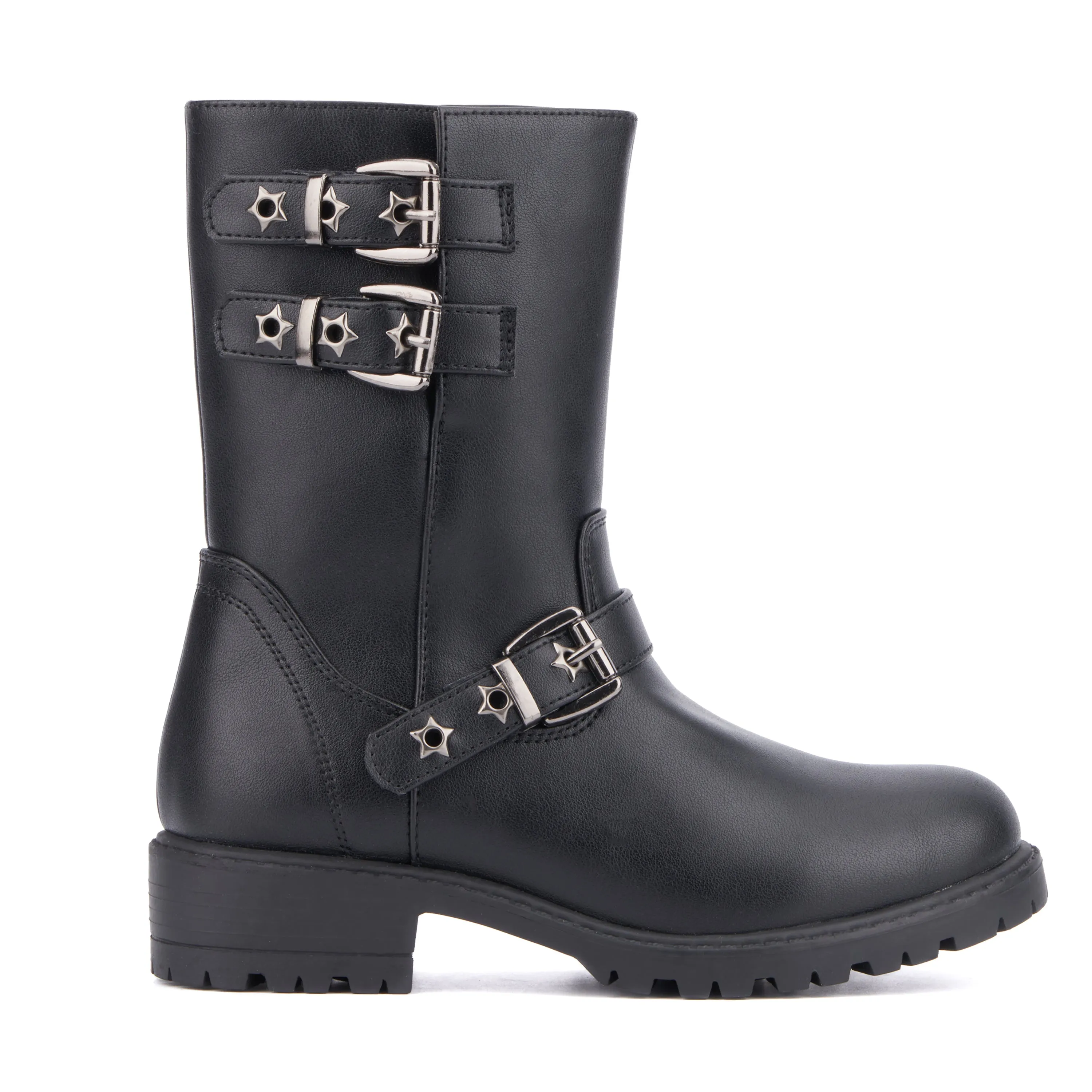 Girl's Moto Lug Sole Boot