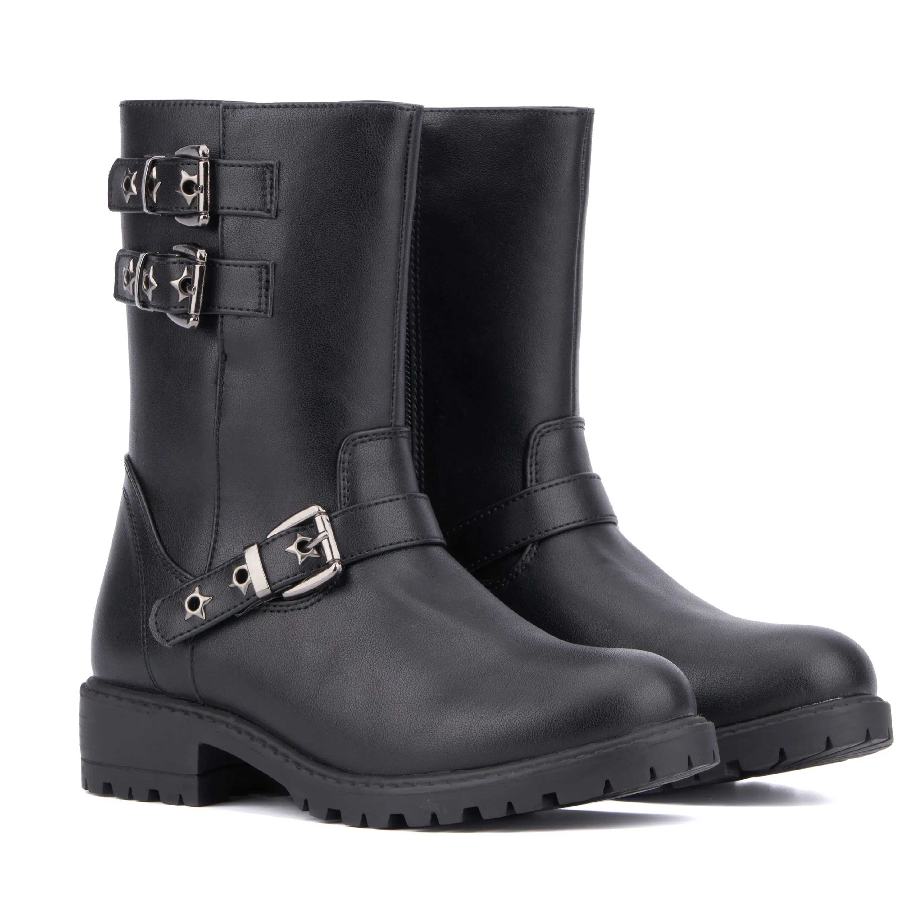 Girl's Moto Lug Sole Boot