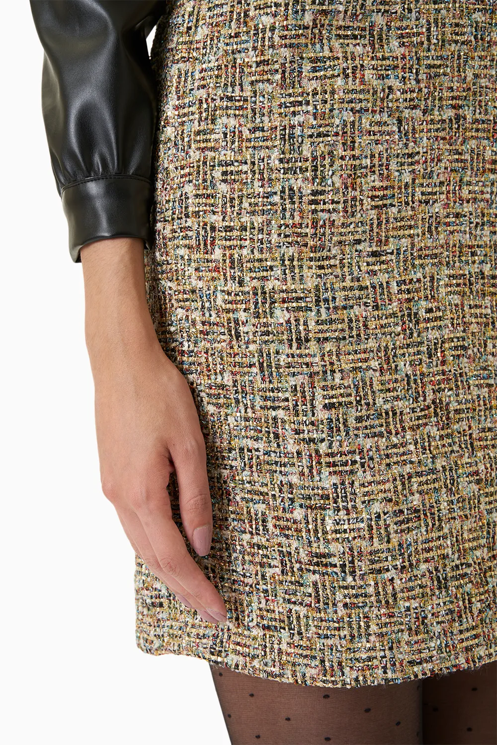 Glimmering Tweed Dress