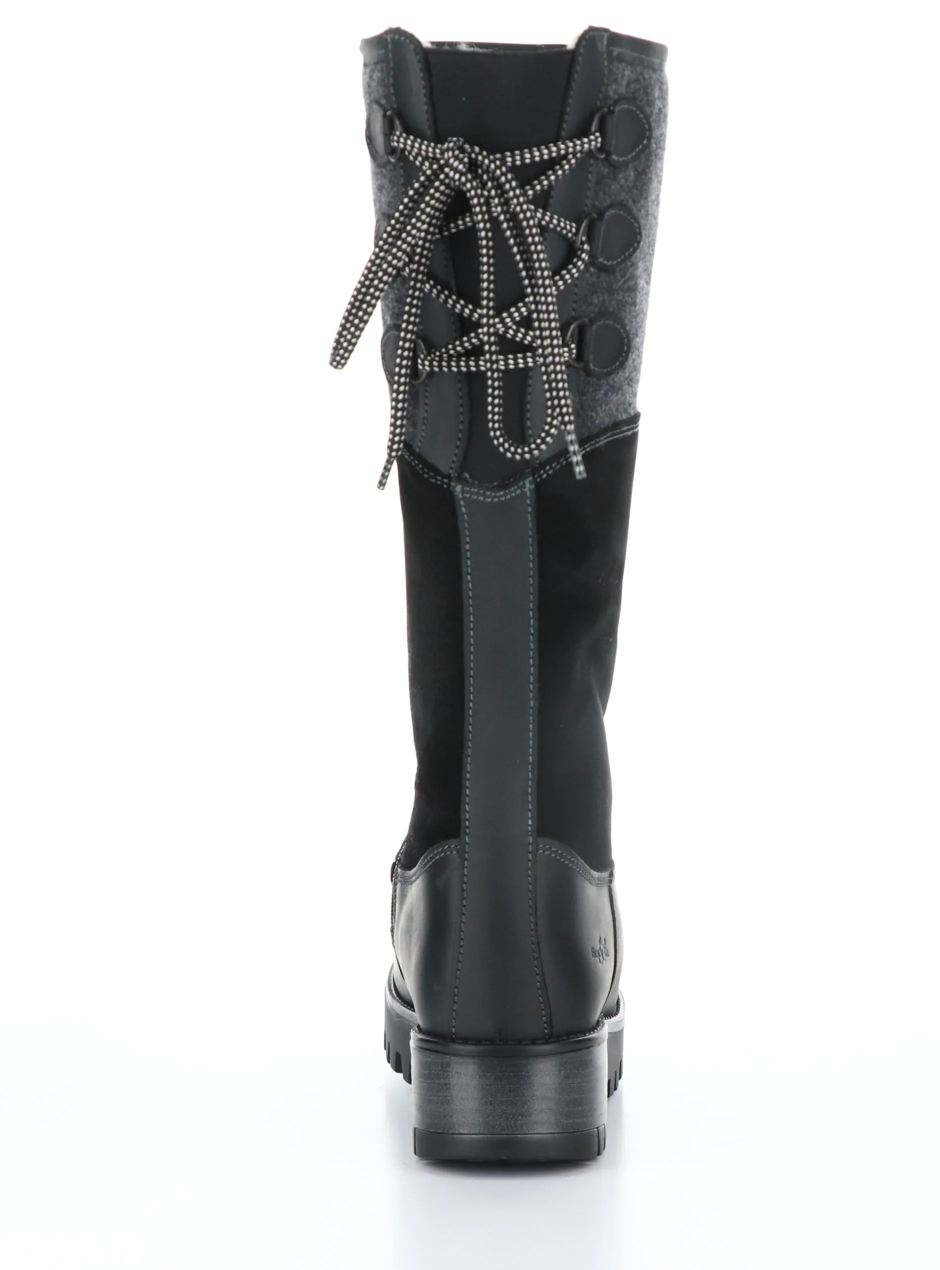 GOOSE PRIMA Black/Black Zip Up Boots