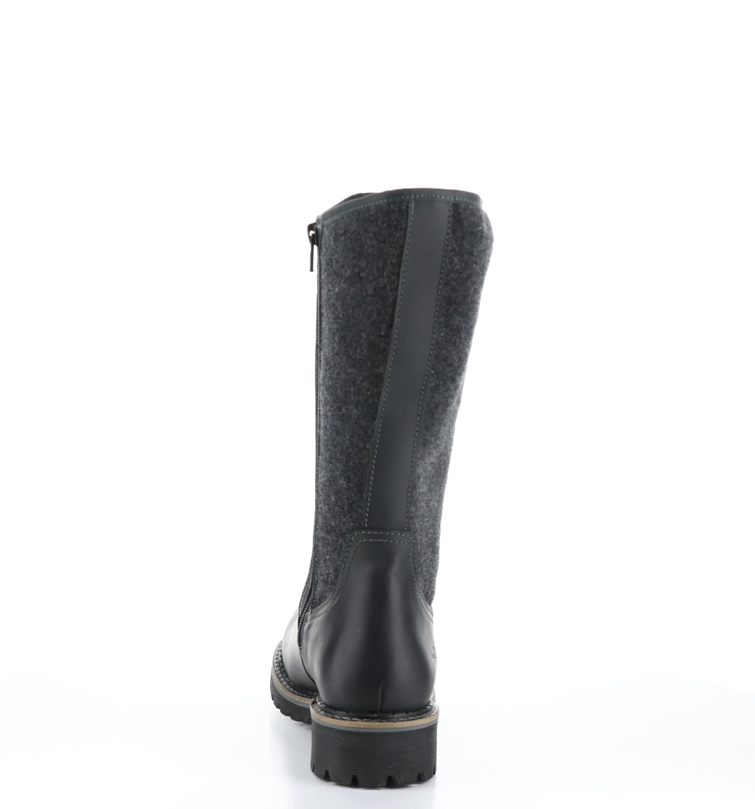 HANAH Black Round Toe Boots