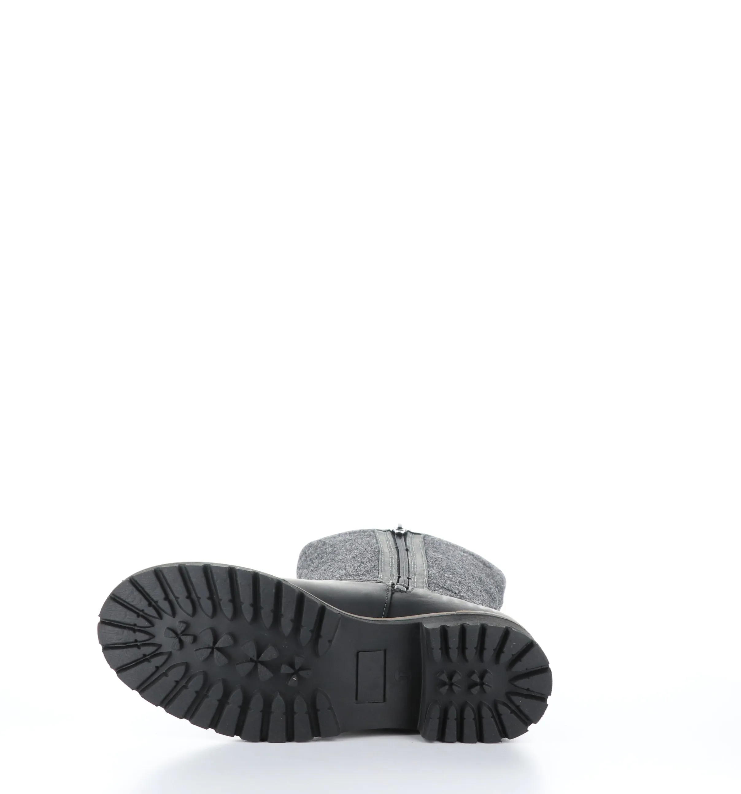 HANAH Black Round Toe Boots