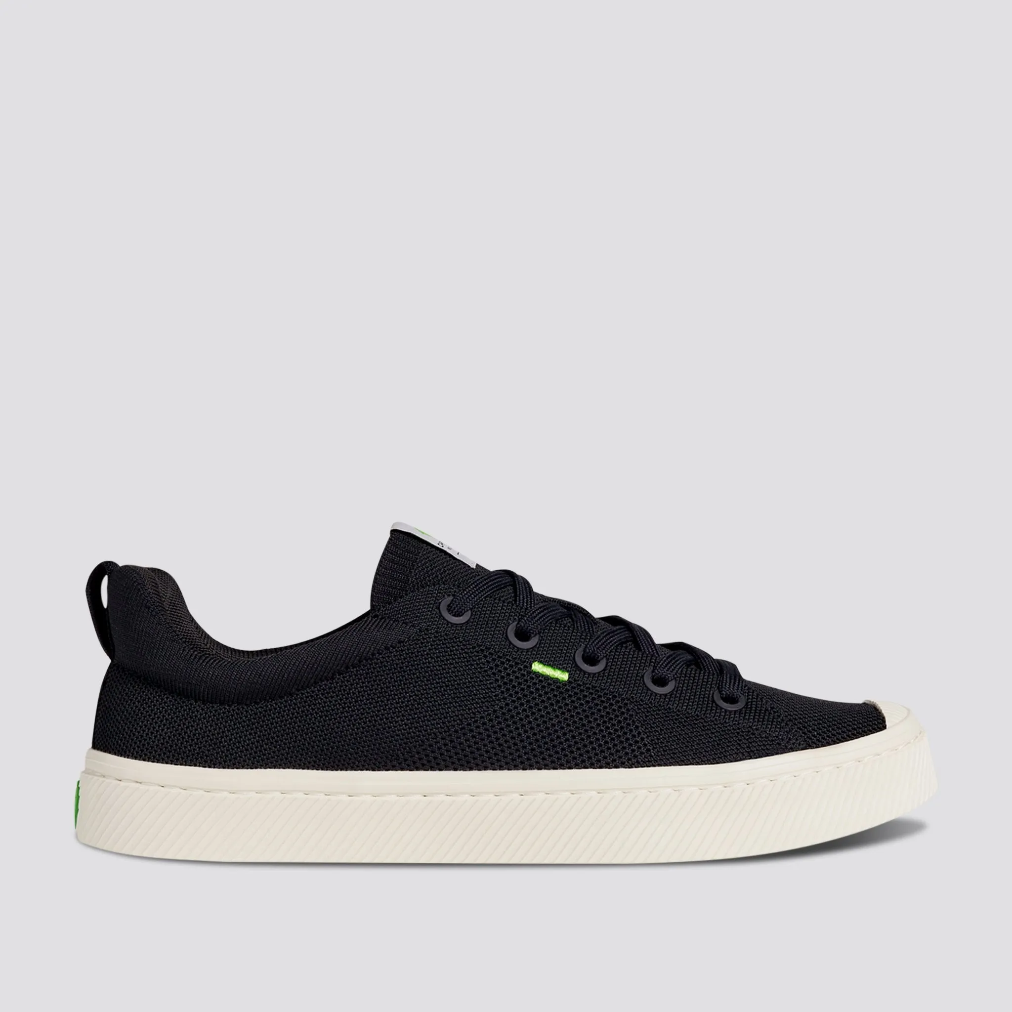 IBI Low Black Knit Sneaker Women