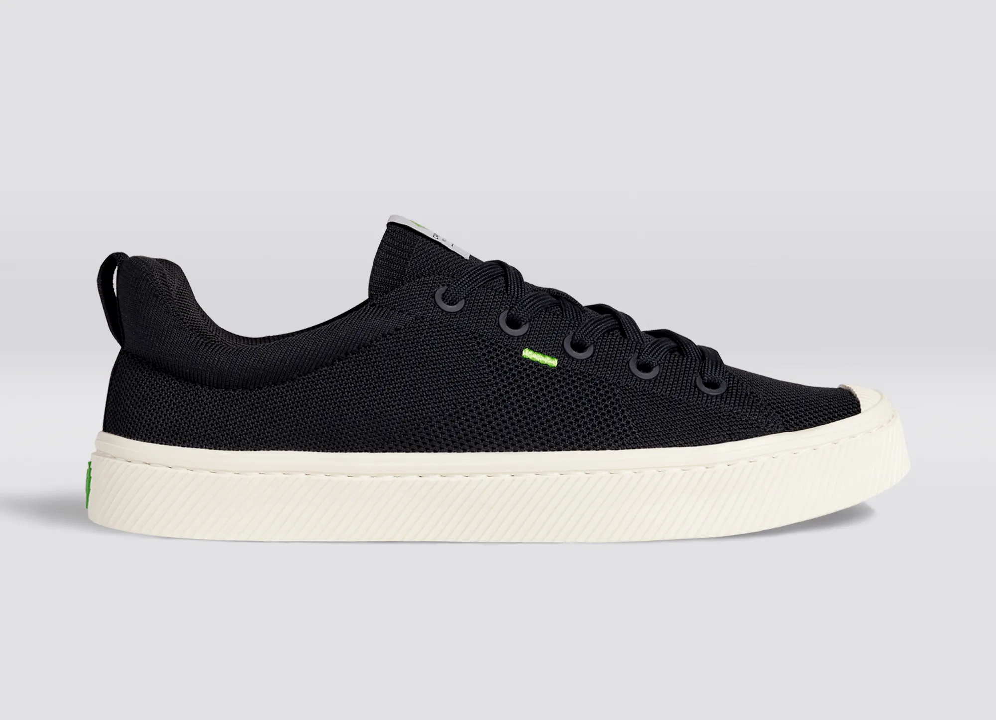 IBI Low Black Knit Sneaker Women
