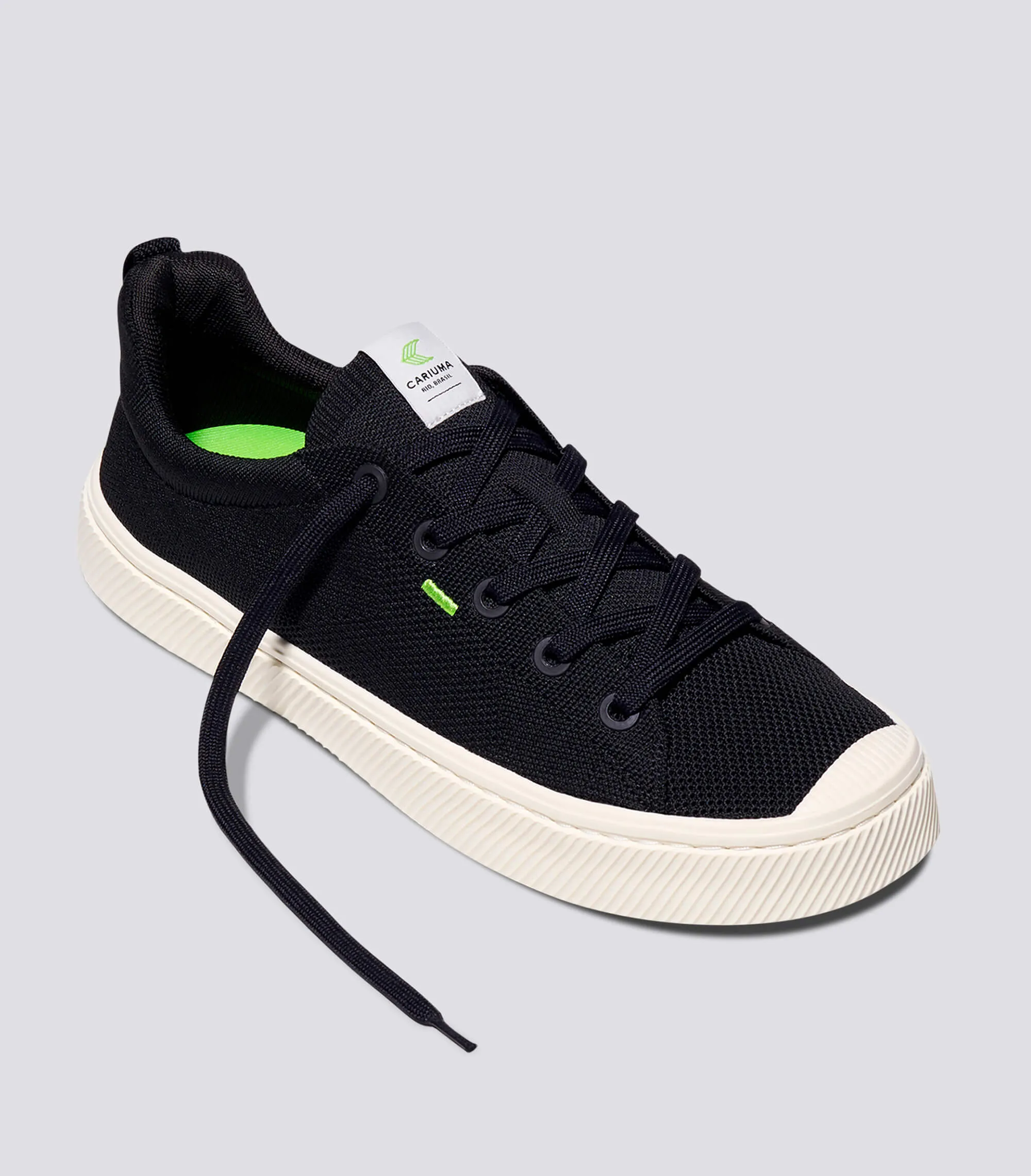 IBI Low Black Knit Sneaker Women