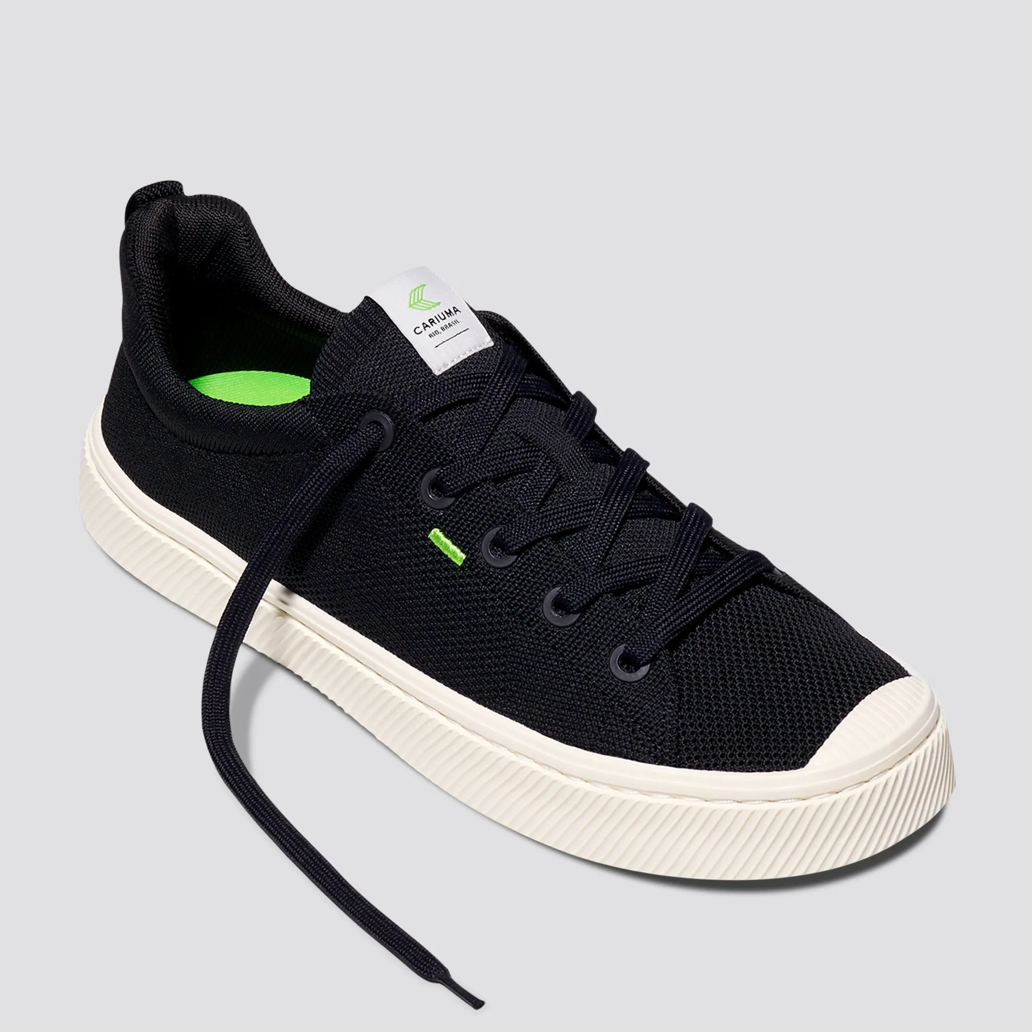 IBI Low Black Knit Sneaker Women